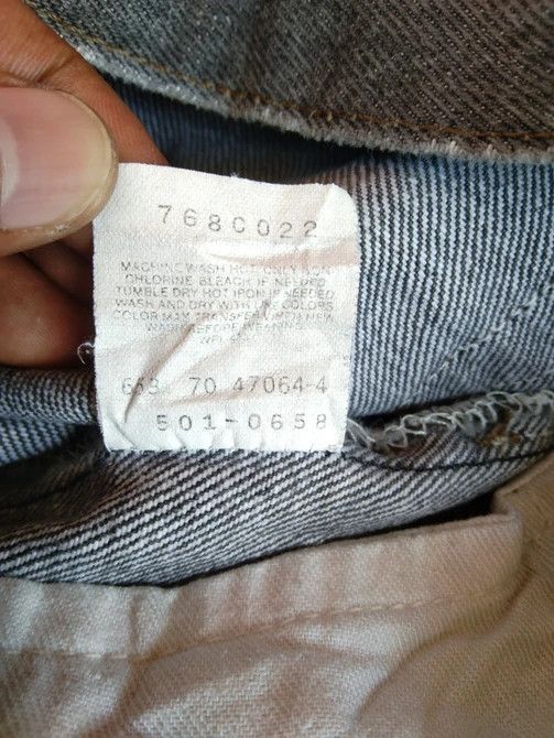 Levi's × Vintage 80s Vintage Levis 501 Grey Made In USA Distressed Jeans Size US 34 / EU 50 - 7 Thumbnail