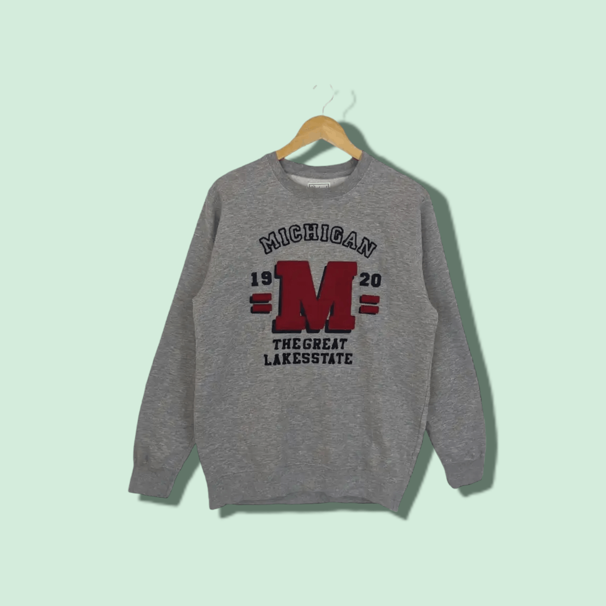 1924 MICHIGAN The Great Lake State Big Logo Sweatshirt