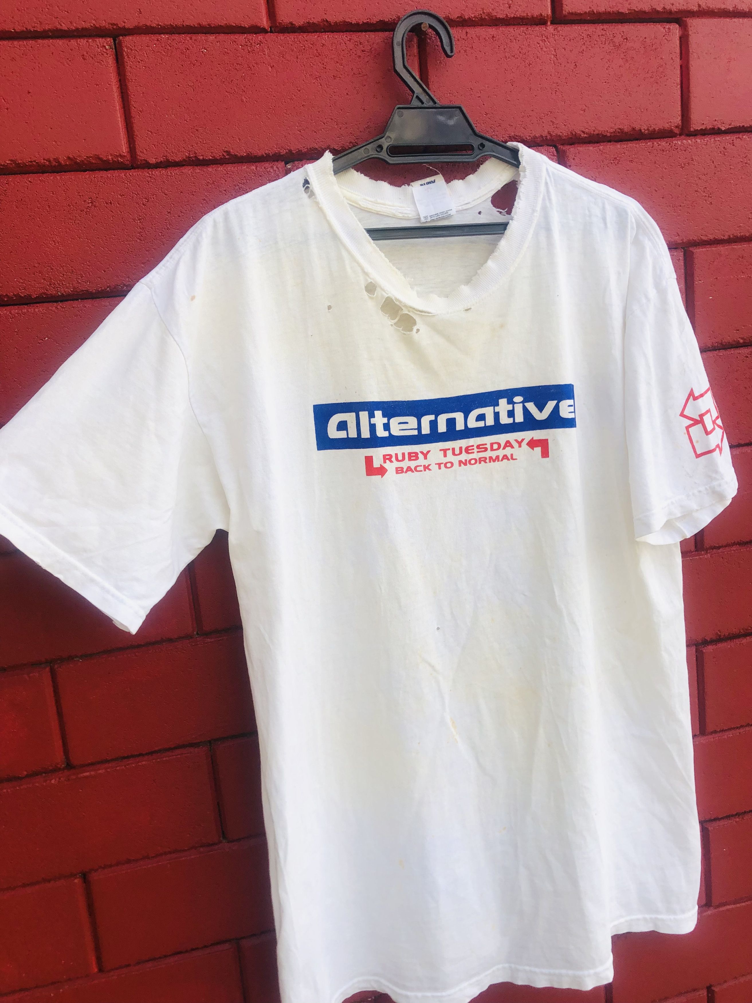 Band Tees × Vintage Vintage Ruby Tuesday Song By The Rolling Stone Shirt Size US L / EU 52-54 / 3 - 4 Thumbnail