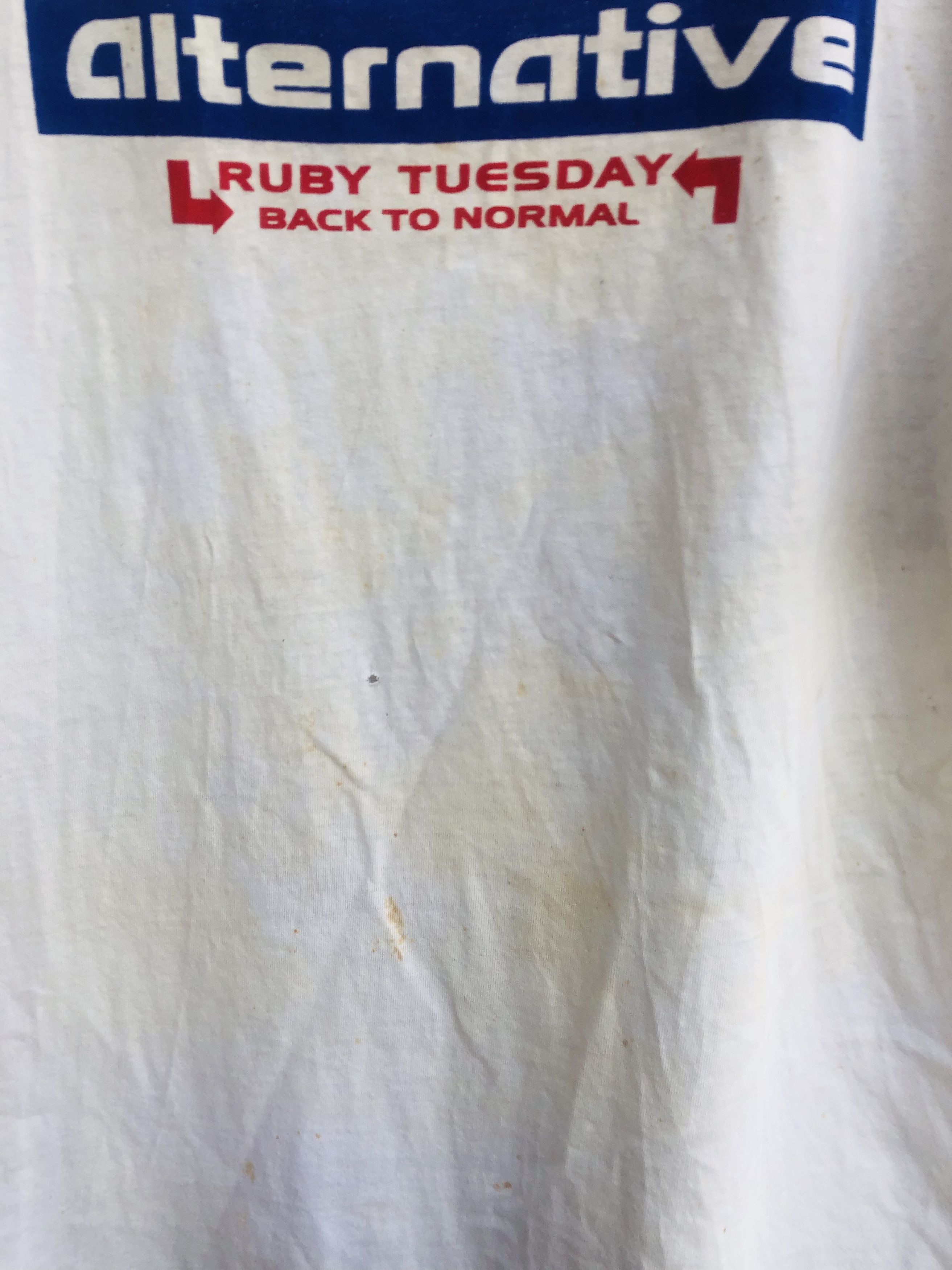 Band Tees × Vintage Vintage Ruby Tuesday Song By The Rolling Stone Shirt Size US L / EU 52-54 / 3 - 6 Thumbnail