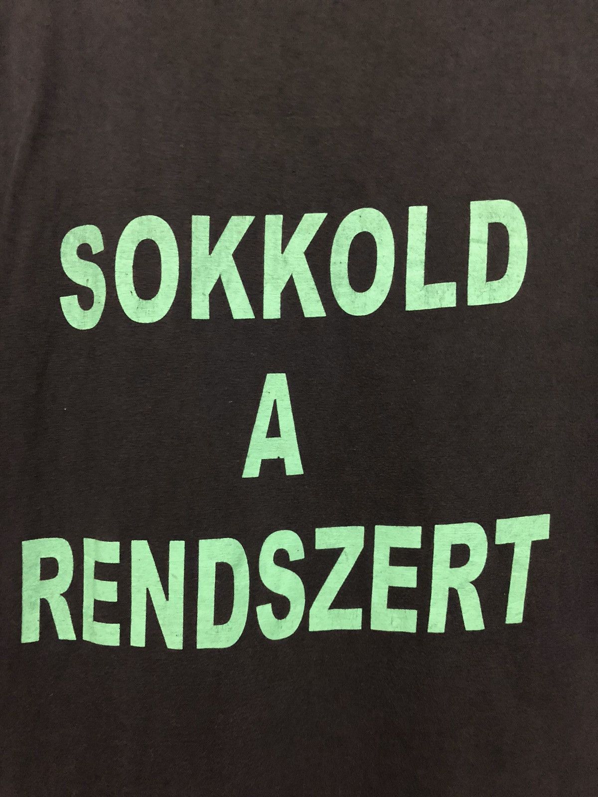 Band Tees × Vintage Vintage Depresszió sokkola a rendszert Metal band 90s tee Size US L / EU 52-54 / 3 - 7 Thumbnail