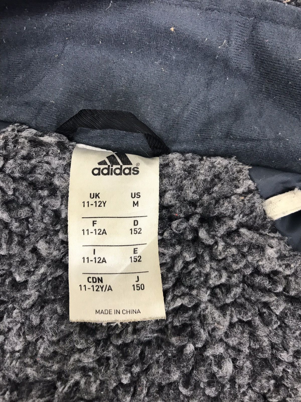 Adidas Adidas Parka Hoodie Sherpa Inner Jacket Size US M / EU 48-50 / 2 - 8 Thumbnail