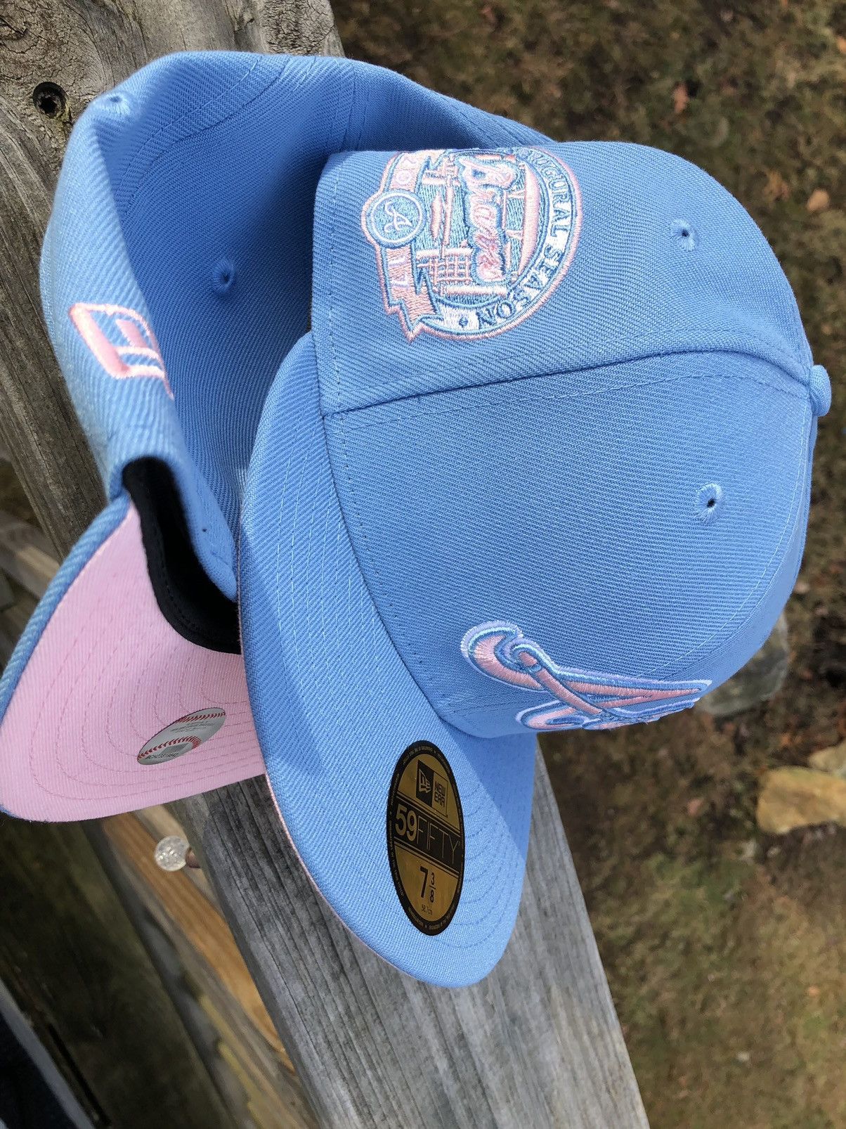 New Era Exclusive Atlanta Braves Fitted Cotton Candy Braves Pink UV Size ONE SIZE - 4 Thumbnail