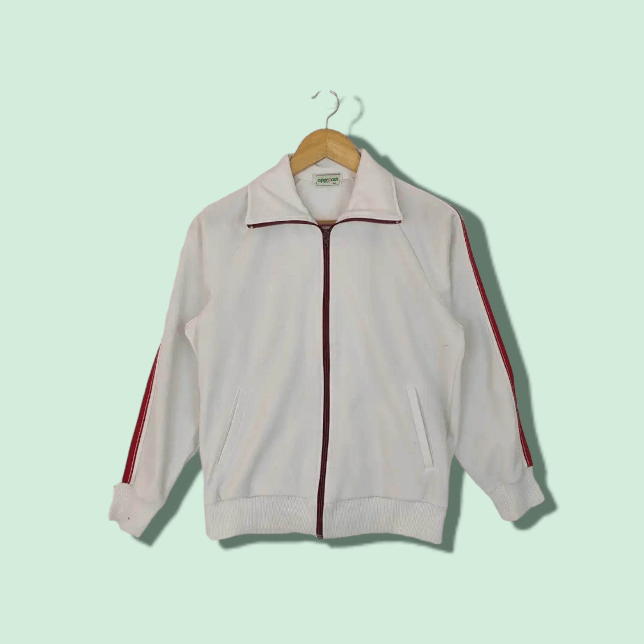 Japanese Brand × Vintage Vintage 80's APPROACH Tracksuit Sportswear Training Jacket Size US S / EU 44-46 / 1 - 1 Thumbnail
