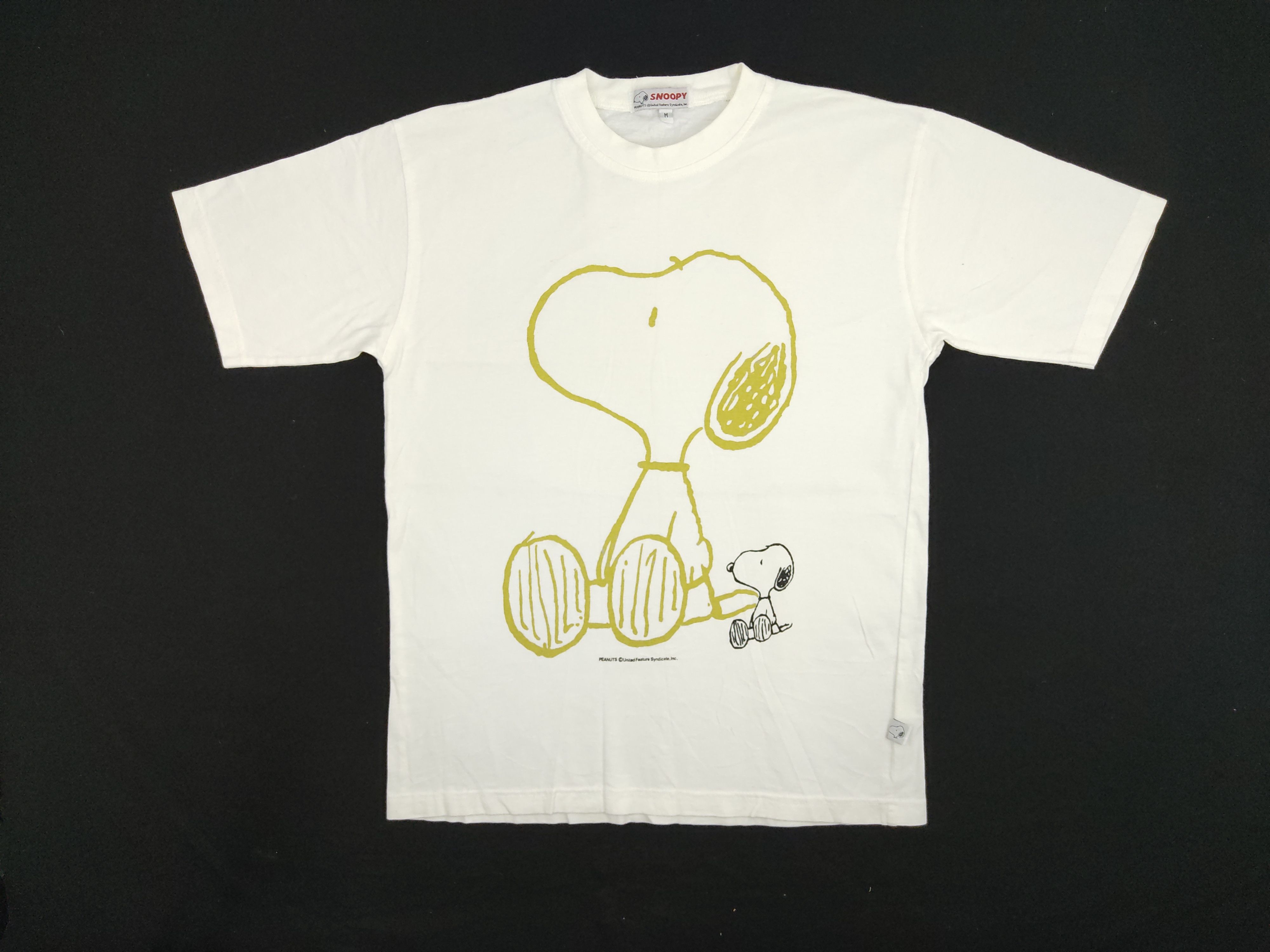 Cartoon Network Vintage Cartoon Snoopy Peanuts White Tee Unisex Size M / US 6-8 / IT 42-44 - 1 Thumbnail