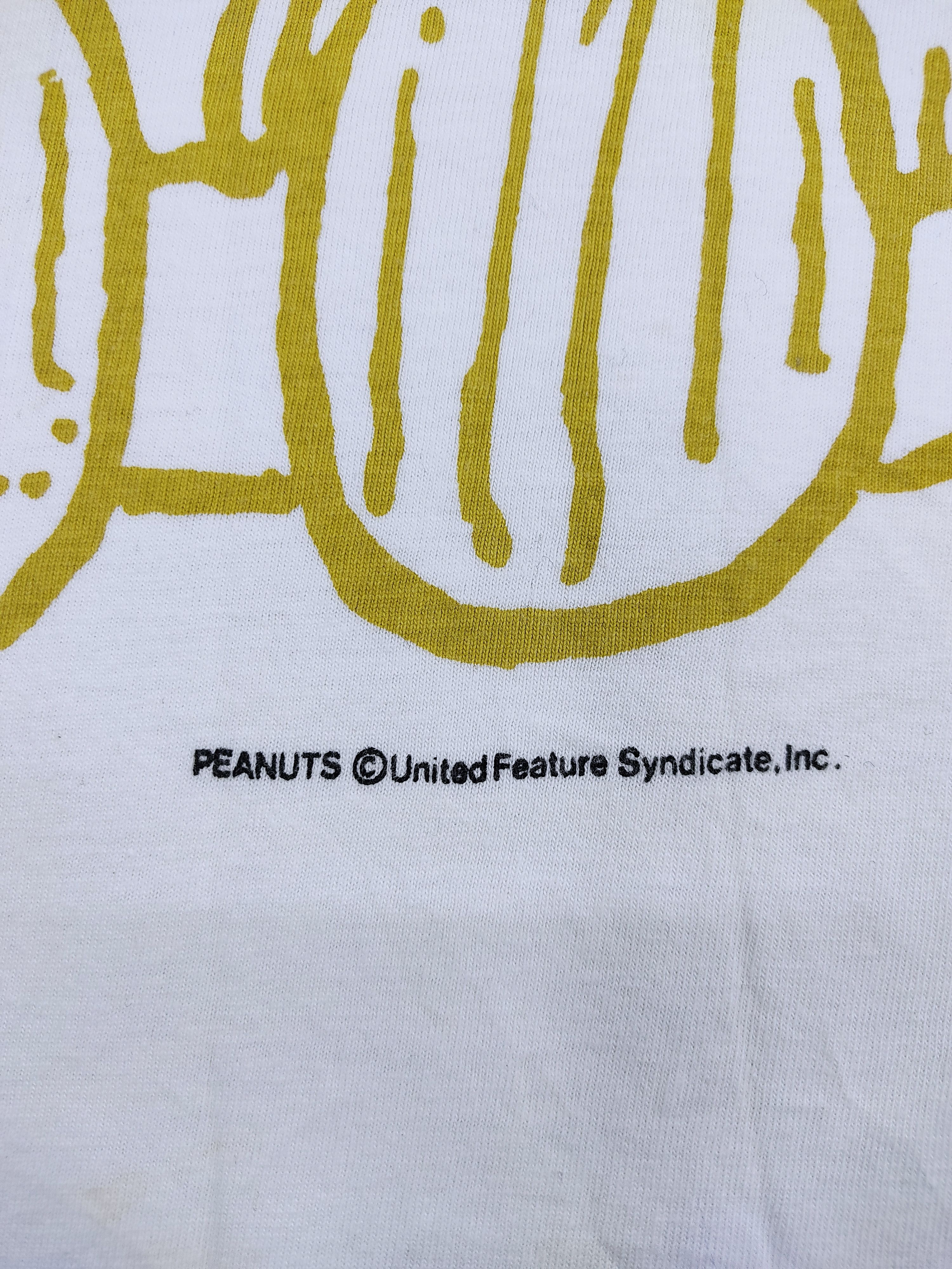 Cartoon Network Vintage Cartoon Snoopy Peanuts White Tee Unisex Size M / US 6-8 / IT 42-44 - 7 Thumbnail