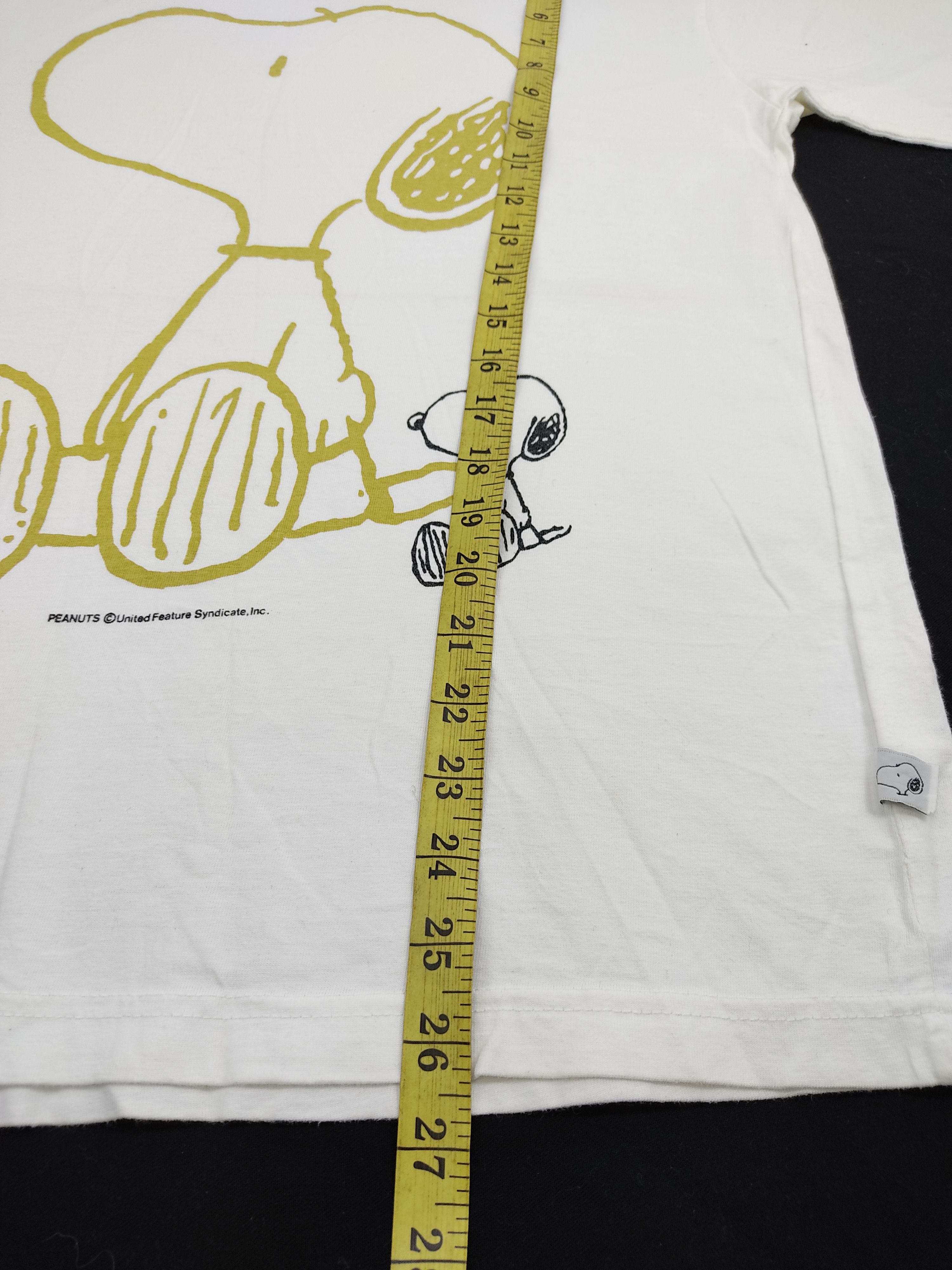 Cartoon Network Vintage Cartoon Snoopy Peanuts White Tee Unisex Size M / US 6-8 / IT 42-44 - 8 Thumbnail