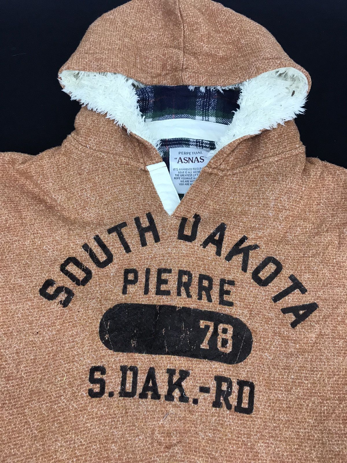 Vintage Vintage Perpetual Asnas South Dakota Sportswear Hoodie Size US S / EU 44-46 / 1 - 2 Thumbnail