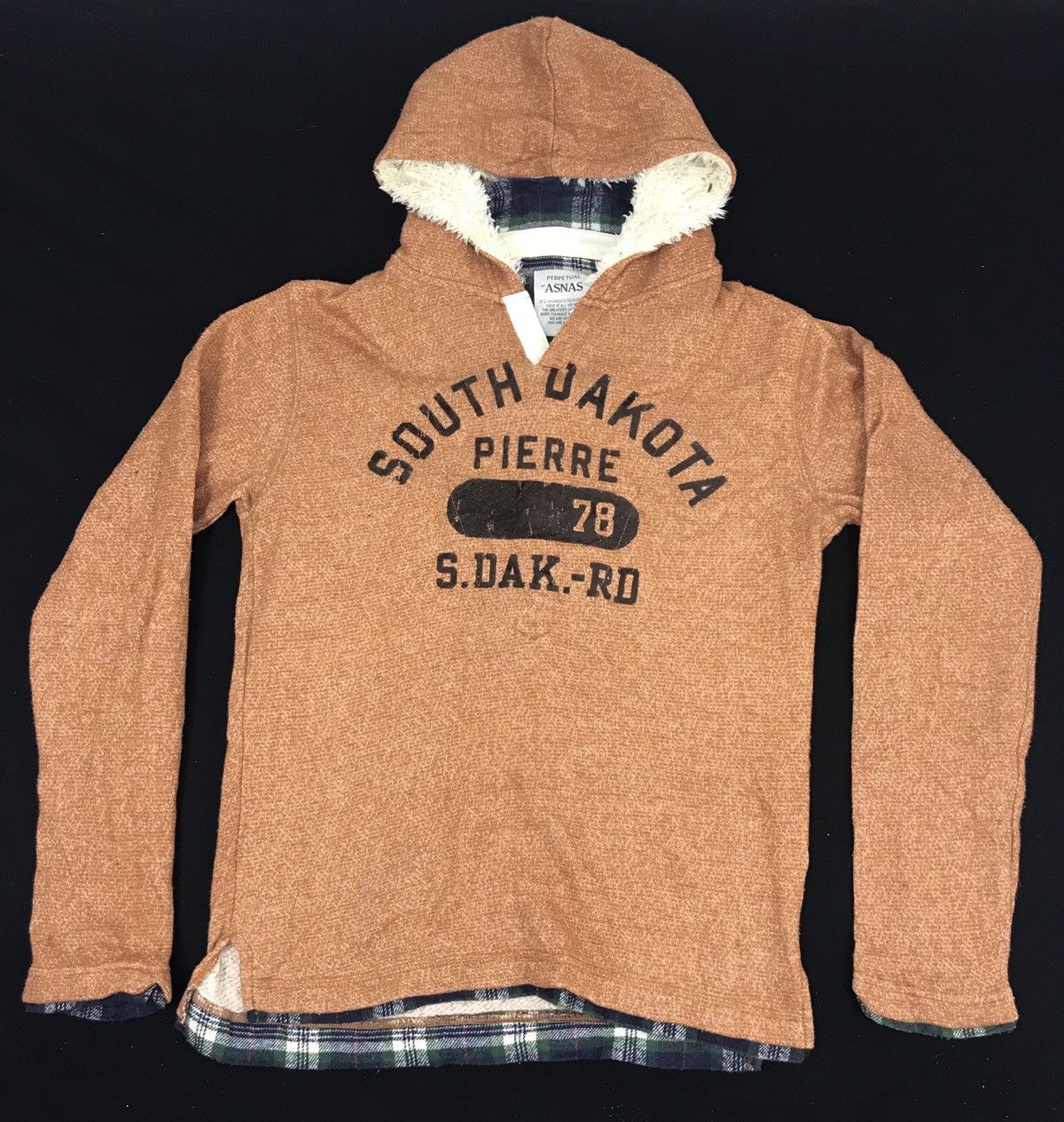 Vintage Vintage Perpetual Asnas South Dakota Sportswear Hoodie Size US S / EU 44-46 / 1 - 1 Thumbnail