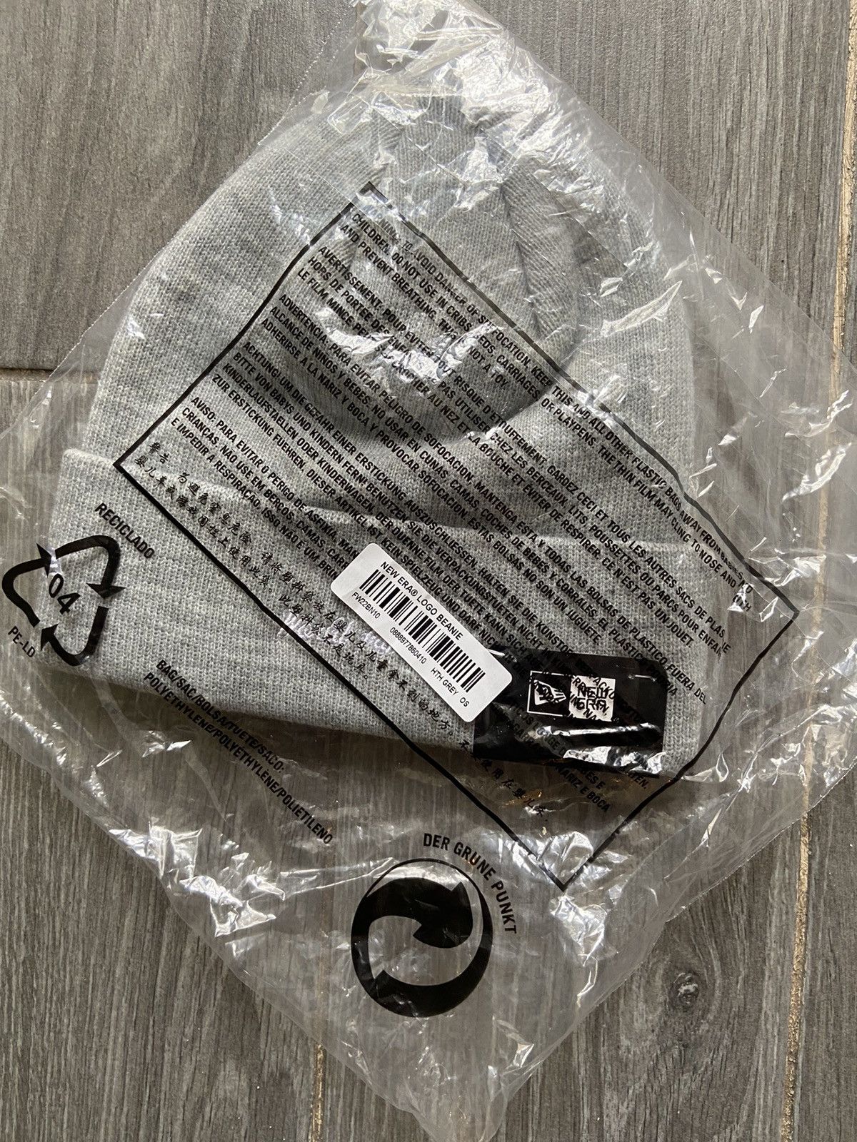 New Era × Supreme Supreme Box Logo Beanie Grey Size ONE SIZE - 2 Thumbnail