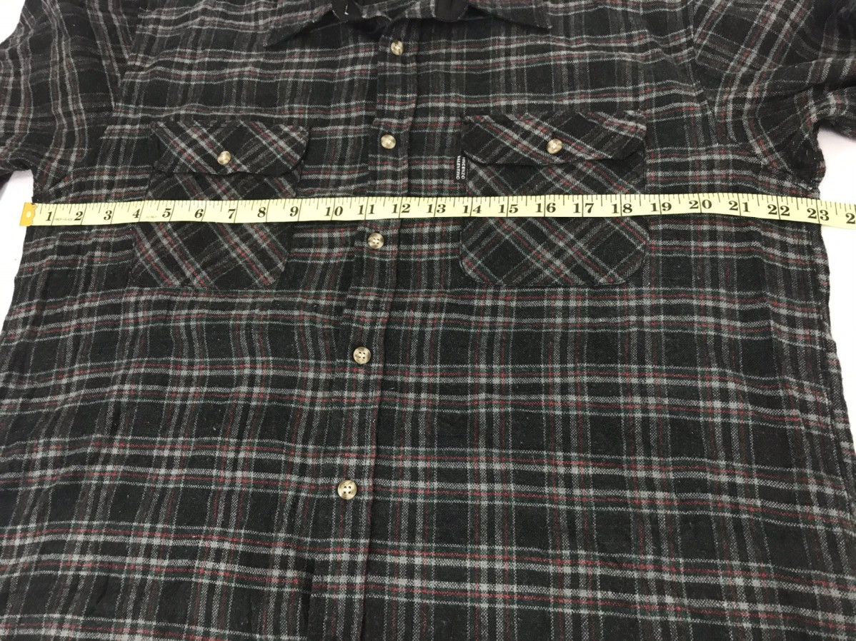 Flannel Vintage Vincenzo Valentino Plaid Checked Wear Double Pocket Size US L / EU 52-54 / 3 - 8 Thumbnail