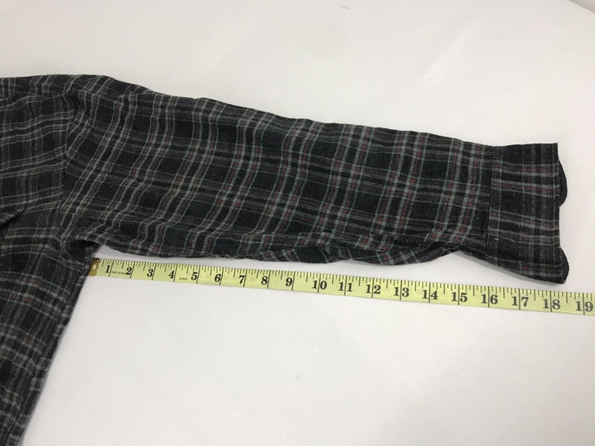 Flannel Vintage Vincenzo Valentino Plaid Checked Wear Double Pocket Size US L / EU 52-54 / 3 - 10 Thumbnail