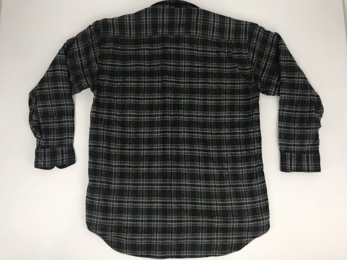 Flannel Vintage Vincenzo Valentino Plaid Checked Wear Double Pocket Size US L / EU 52-54 / 3 - 2 Thumbnail