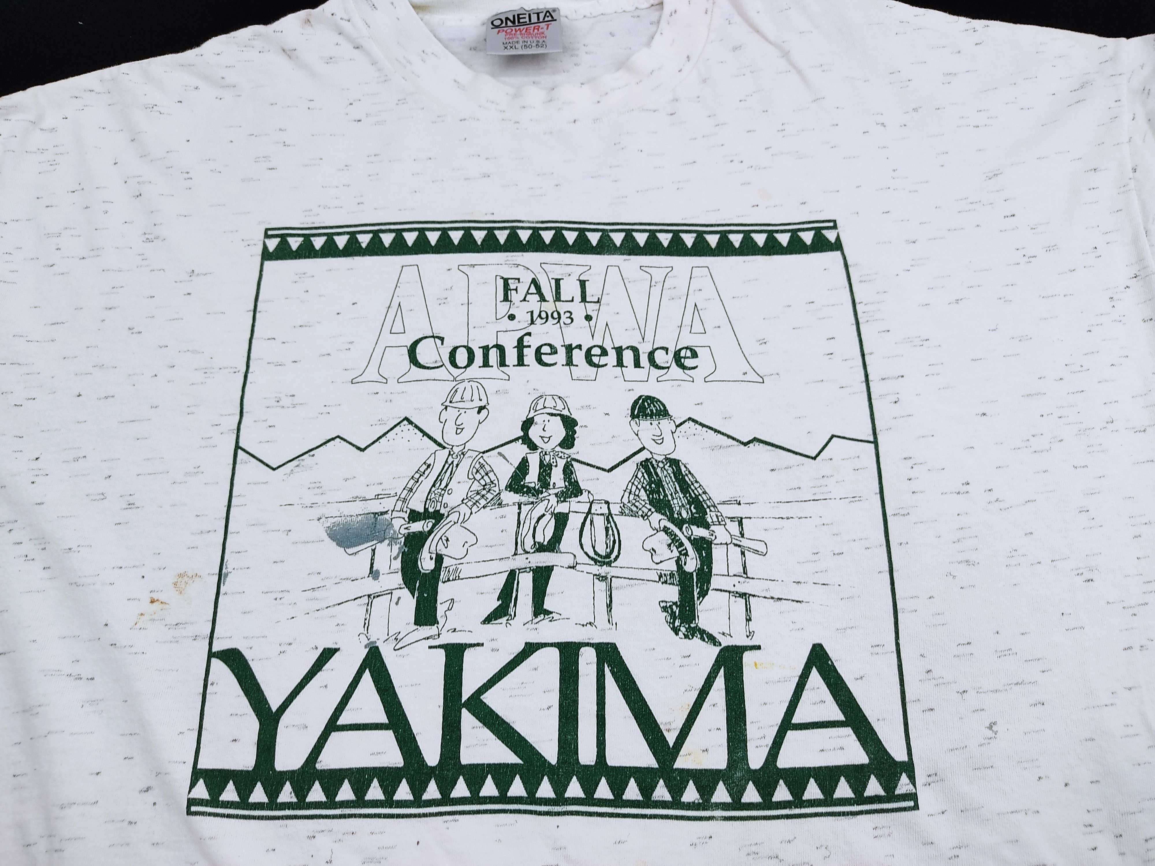 Vintage Vintage 90s Oneita USA Yakima Fall Conference APWA 1993 XXL Size US XXL / EU 58 / 5 - 2 Thumbnail