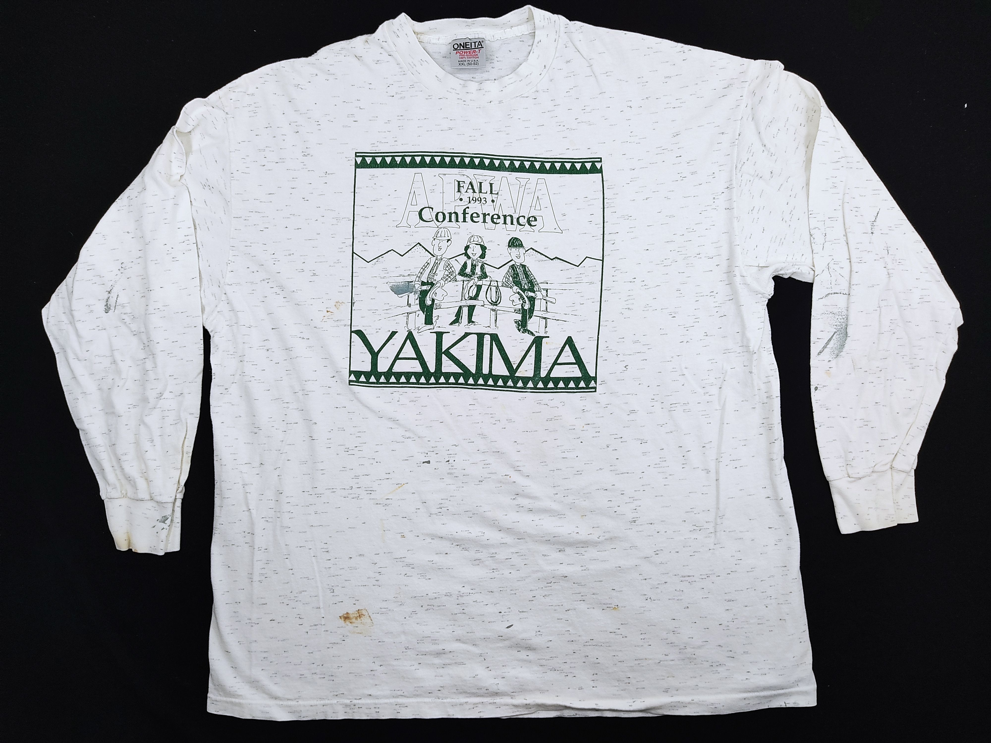 Vintage Vintage 90s Oneita USA Yakima Fall Conference APWA 1993 XXL Size US XXL / EU 58 / 5 - 1 Thumbnail