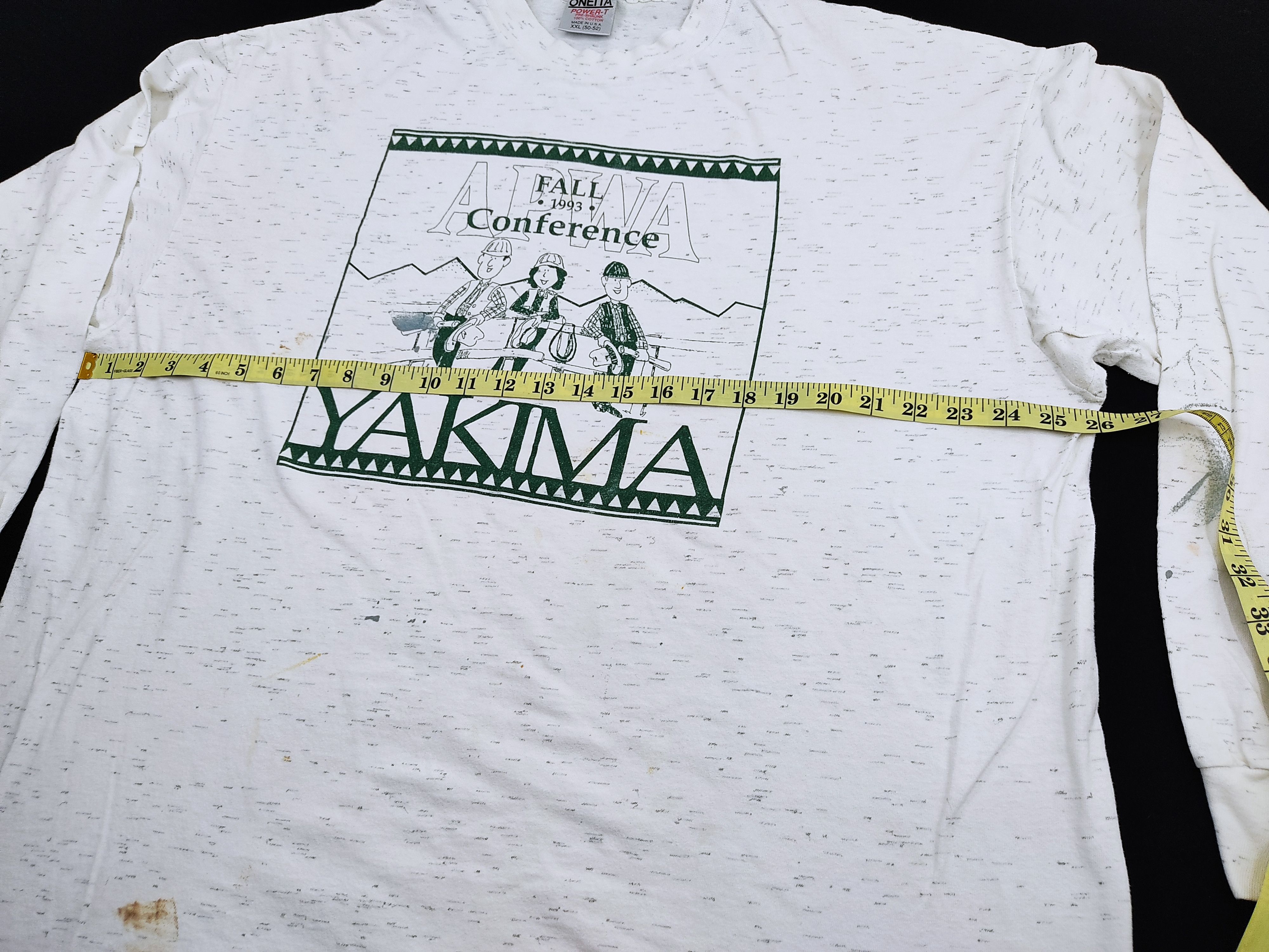 Vintage Vintage 90s Oneita USA Yakima Fall Conference APWA 1993 XXL Size US XXL / EU 58 / 5 - 5 Thumbnail