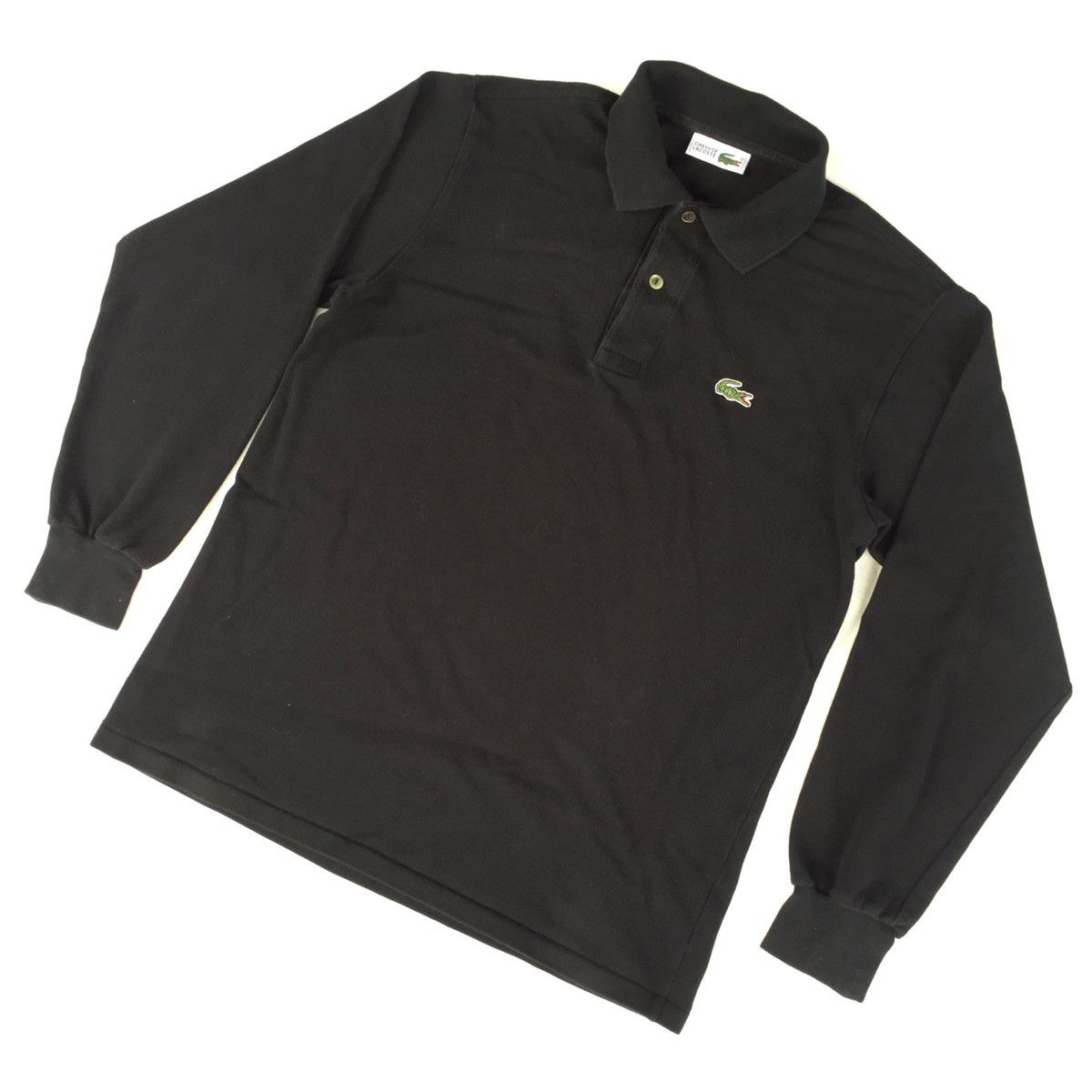 Lacoste × Vintage Vintage Chemise Lacoste Long Sleeve Polo Size US M / EU 48-50 / 2 - 3 Thumbnail