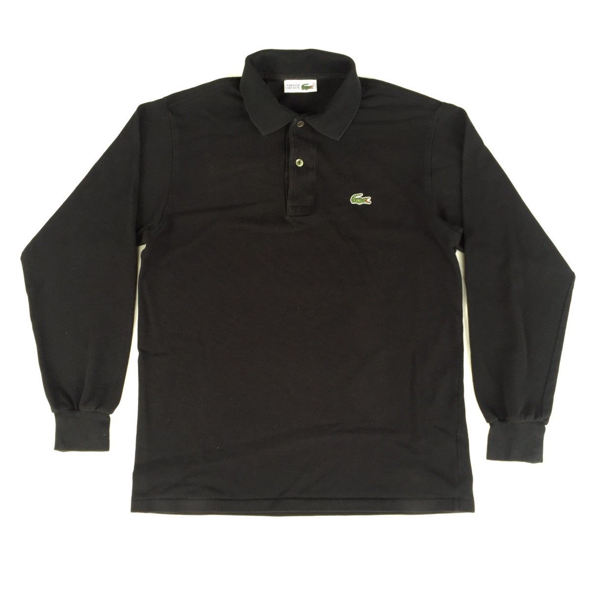Lacoste × Vintage Vintage Chemise Lacoste Long Sleeve Polo Size US M / EU 48-50 / 2 - 1 Thumbnail