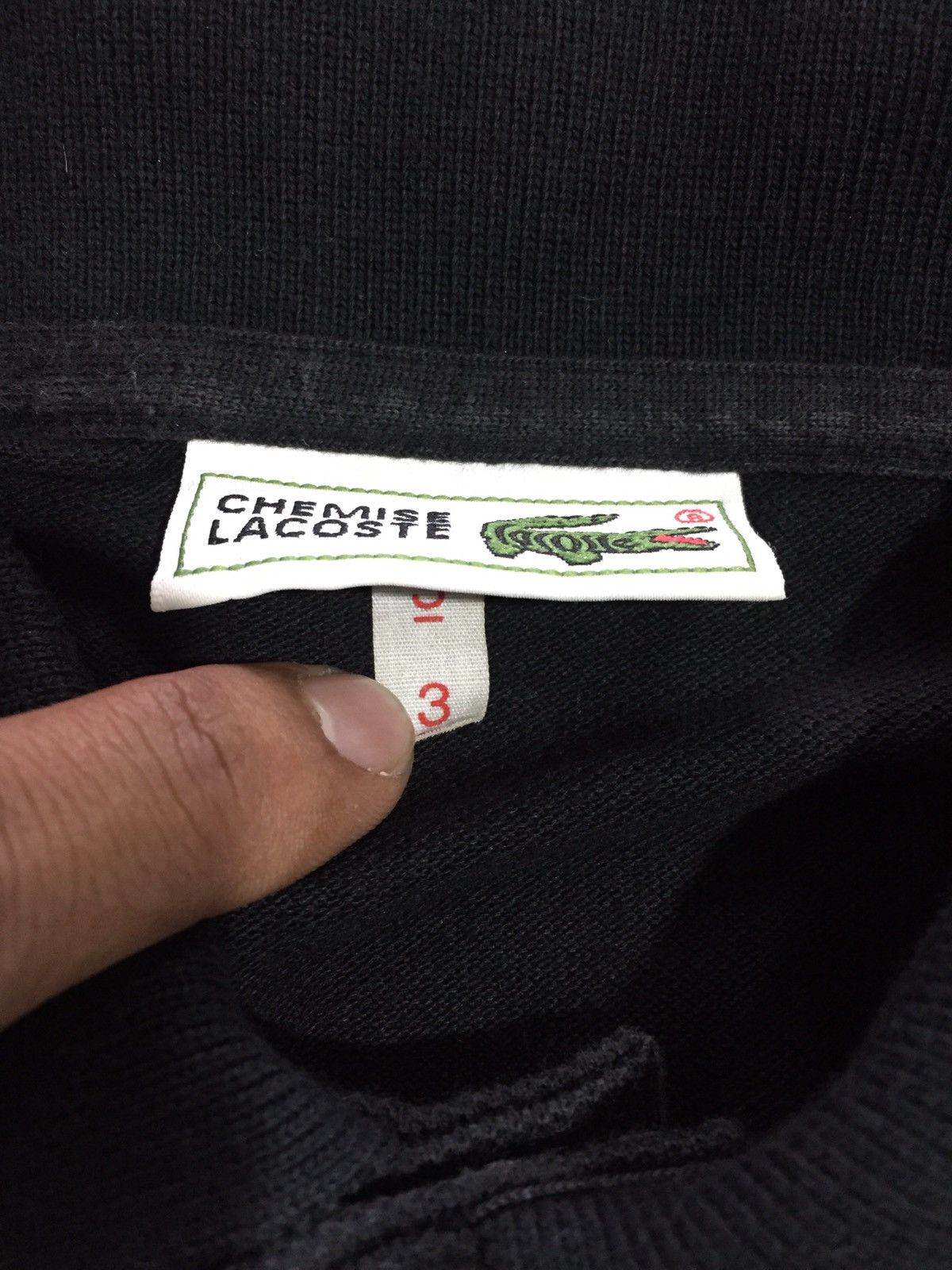Lacoste × Vintage Vintage Chemise Lacoste Long Sleeve Polo Size US M / EU 48-50 / 2 - 7 Thumbnail