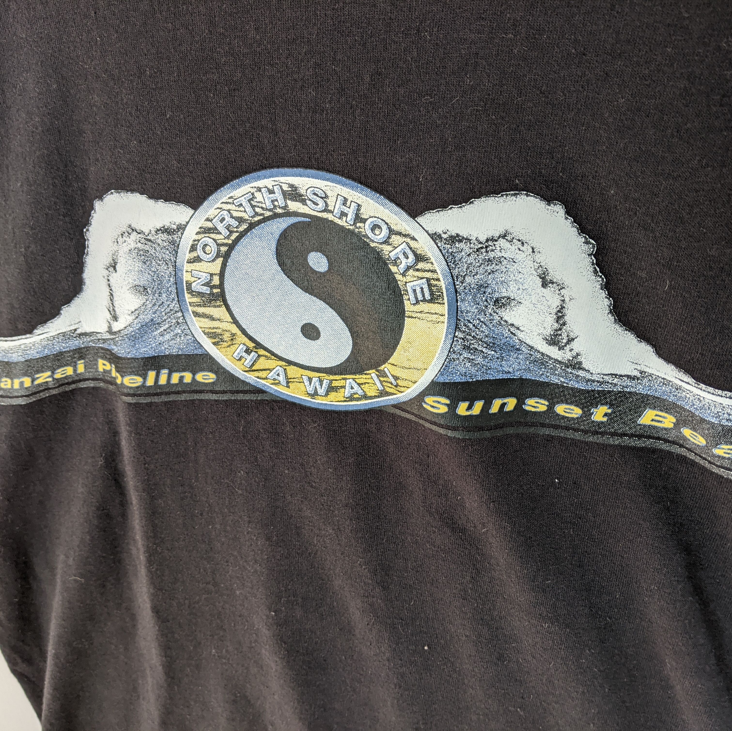 Anvil NORTH SHORE Hawaii Yin Yang T-Shirt Size US S / EU 44-46 / 1 - 6 Thumbnail