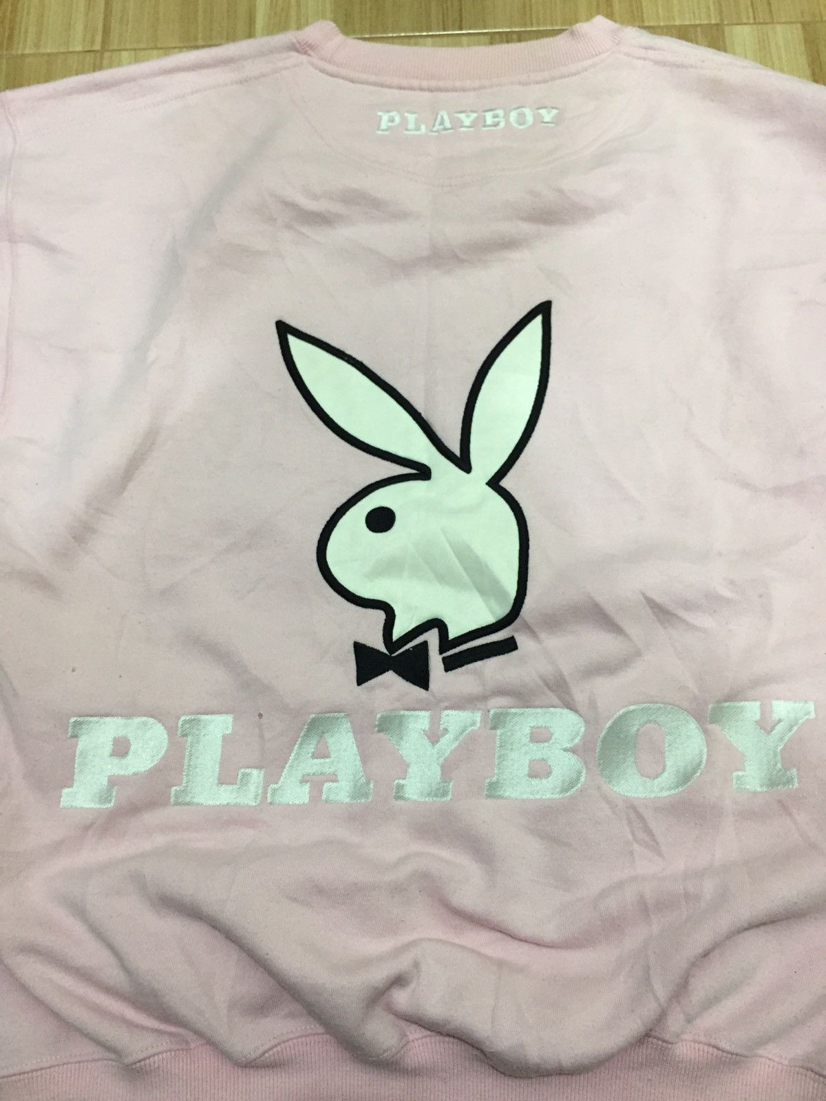 City Streets PLAYBOY Big Embroidery Bunny Head Logo Sweatshirt Size US XL / EU 56 / 4 - 4 Thumbnail