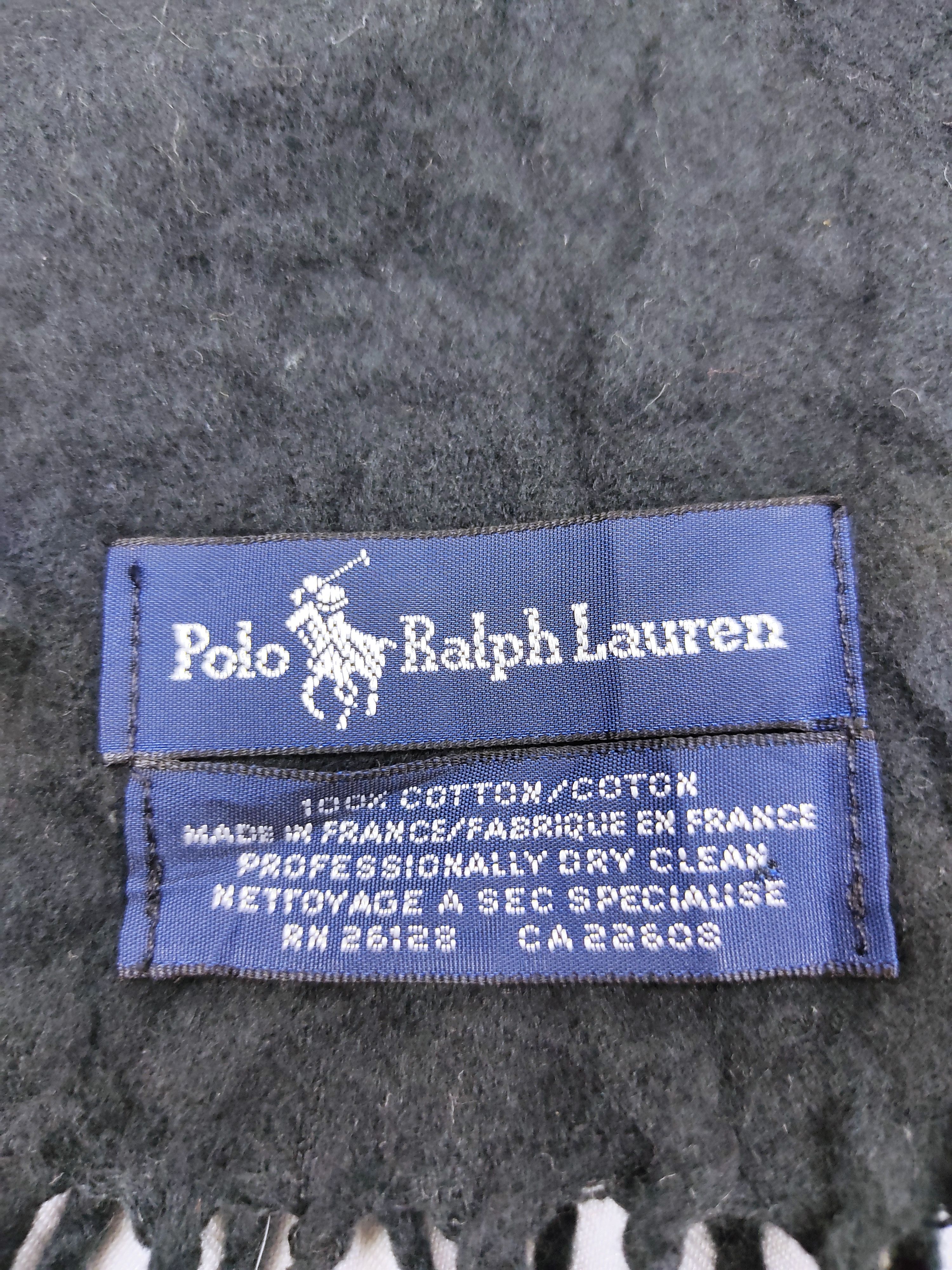 Other Vintage Polo Ralph Lauren Scarf Muffler Made France Size ONE SIZE - 2 Thumbnail
