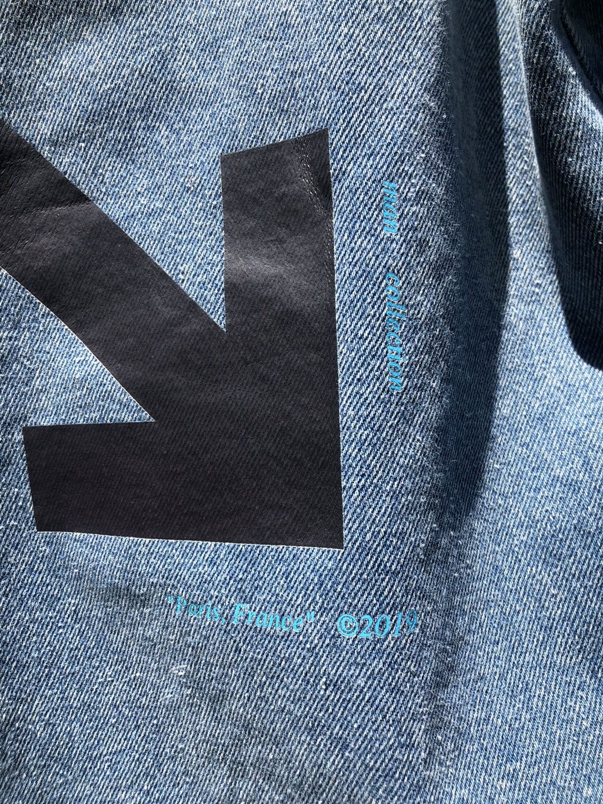 Off-White Off White Gradient Denim Jacket Size US M / EU 48-50 / 2 - 7 Thumbnail