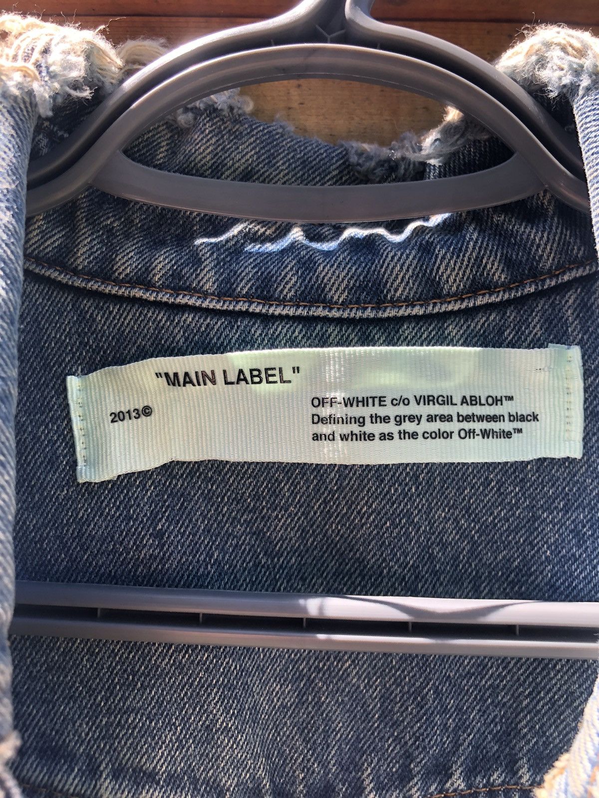 Off-White Off White Gradient Denim Jacket Size US M / EU 48-50 / 2 - 13 Thumbnail