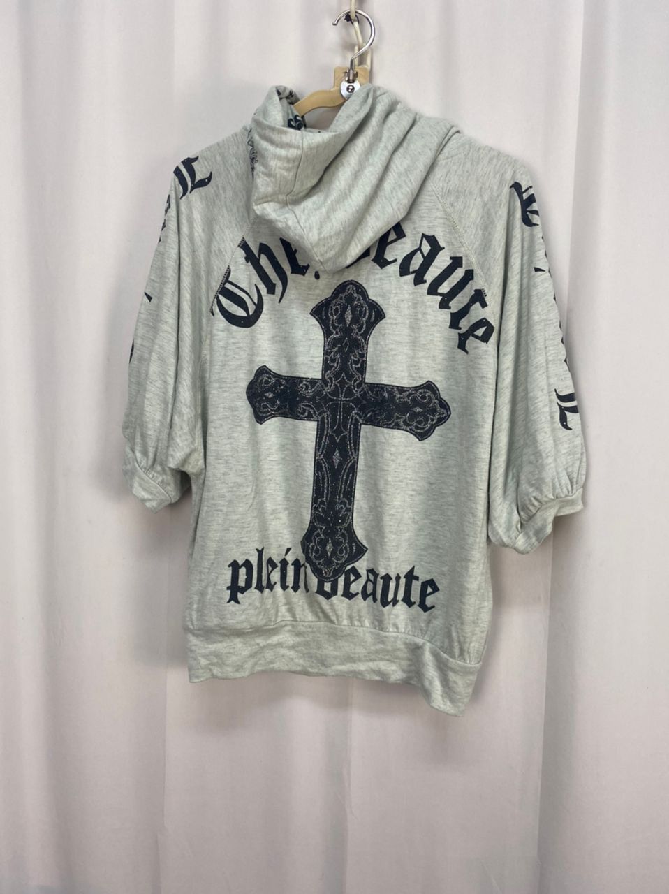 Japanese Brand Plein beaute printed zipper hoodie beggie shorts sleeve Size US M / EU 48-50 / 2 - 8 Thumbnail