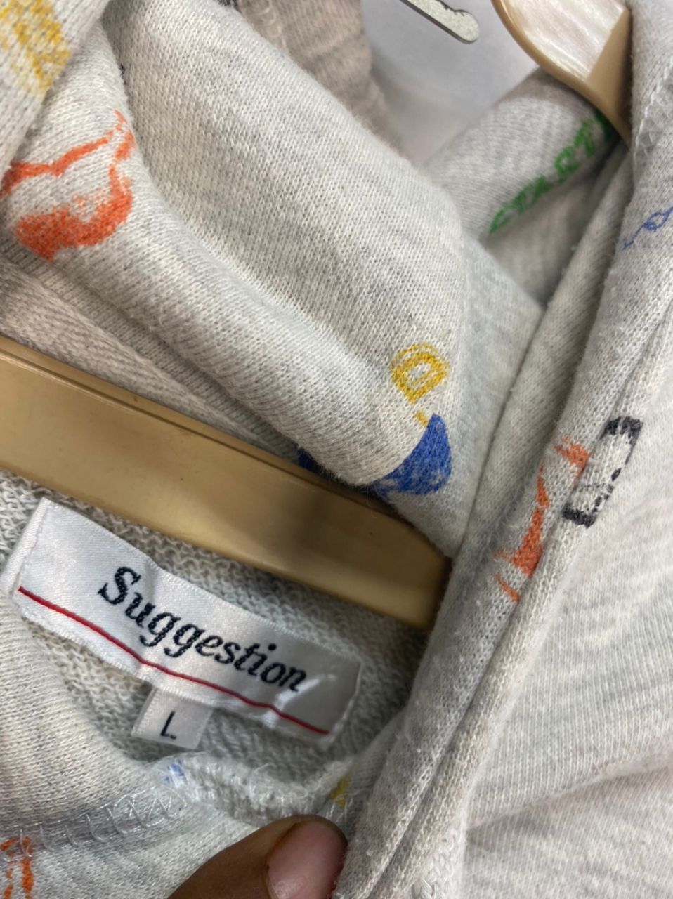 Japanese Brand Fullprint hoodie pullover by suggestion Size US M / EU 48-50 / 2 - 3 Thumbnail