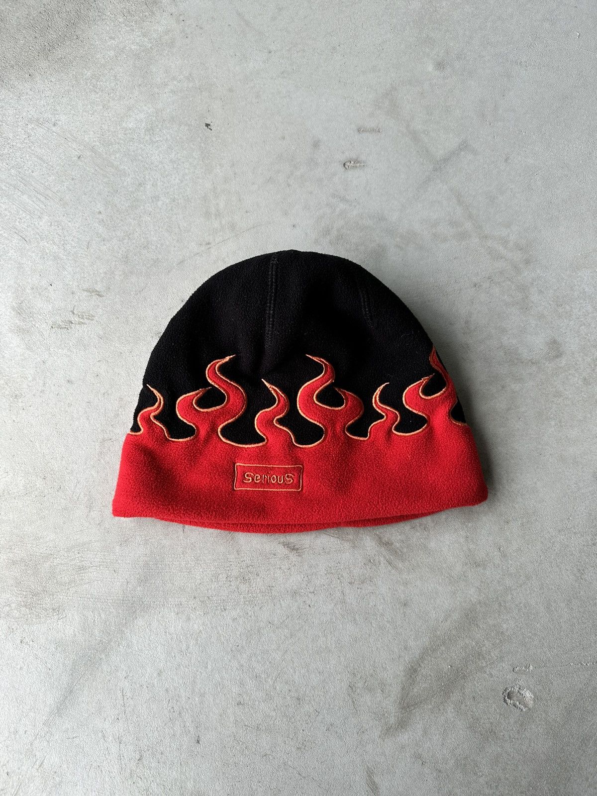 Vintage Skateboard Flame Beanie