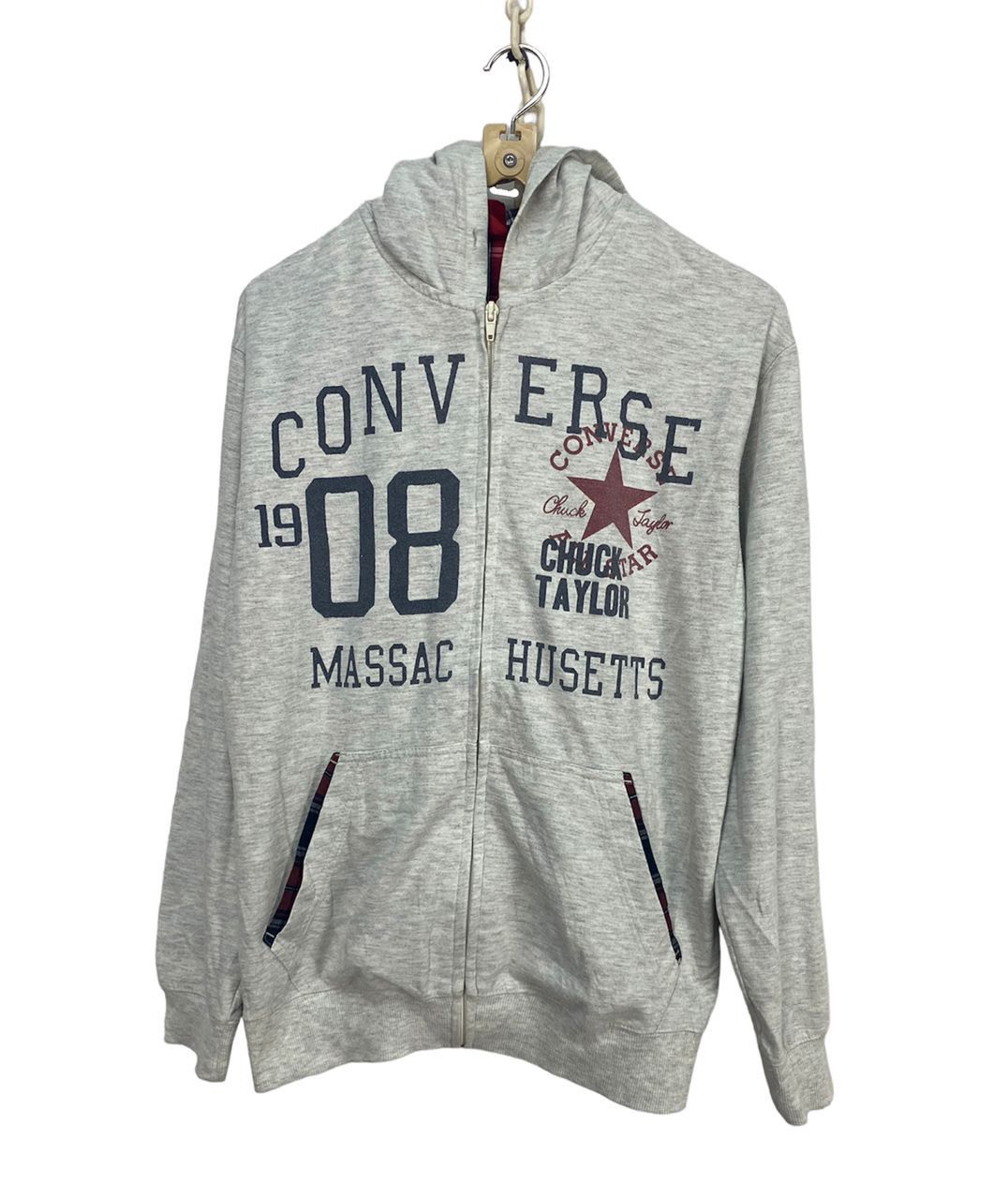 Converse Converse printed zipper hoodie Size US M / EU 48-50 / 2 - 1 Thumbnail