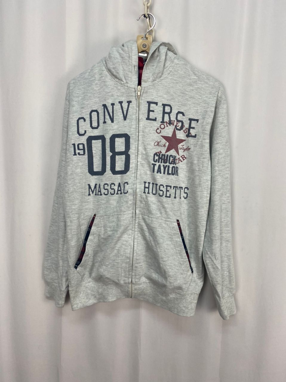 Converse Converse printed zipper hoodie Size US M / EU 48-50 / 2 - 7 Thumbnail