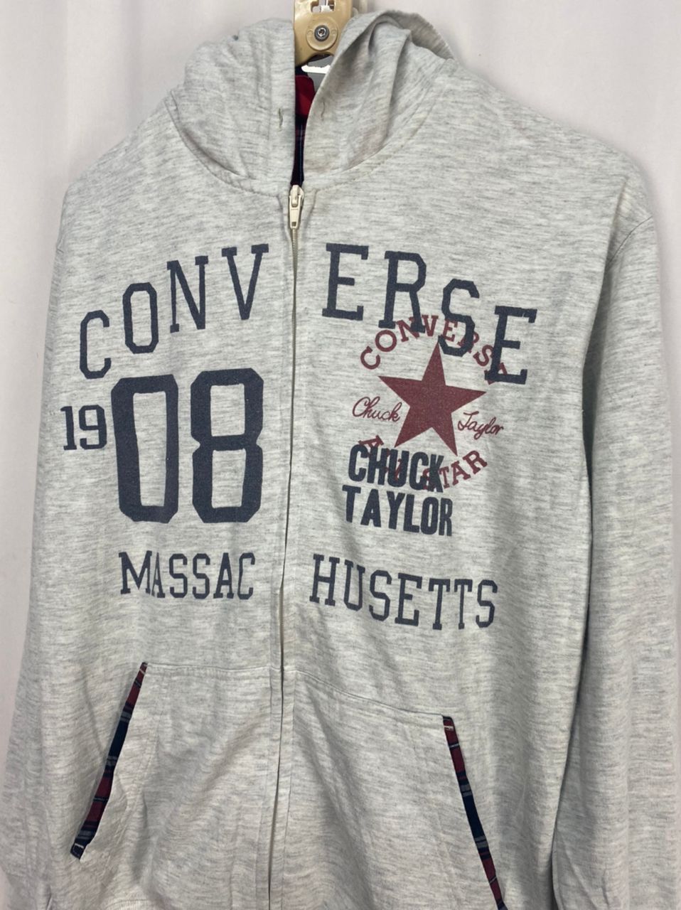 Converse Converse printed zipper hoodie Size US M / EU 48-50 / 2 - 6 Thumbnail