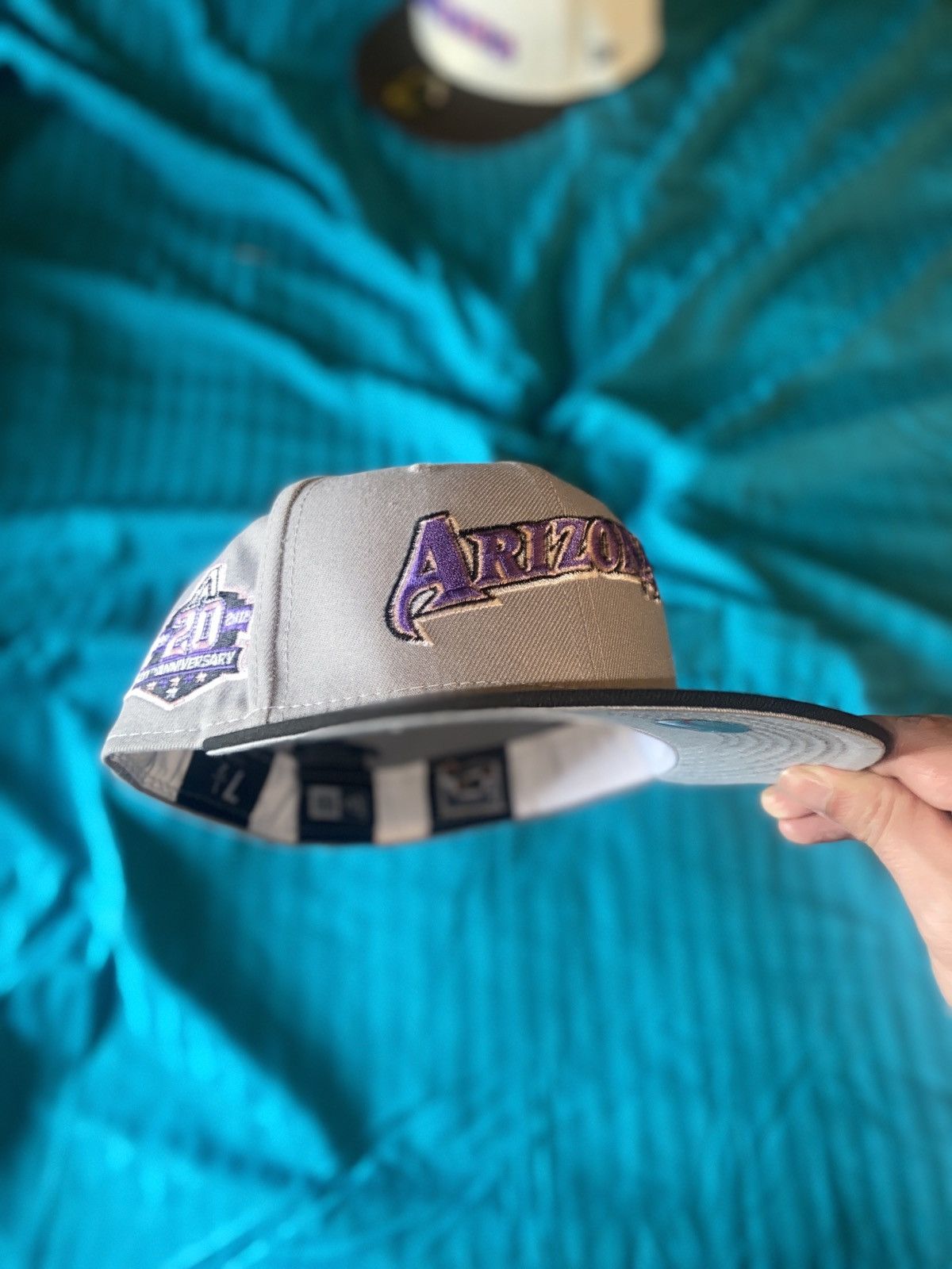 Hat Club × MLB × New Era 7 1/2 Arizona Diamondbacks script fitted hat Fuji Size ONE SIZE - 2 Thumbnail