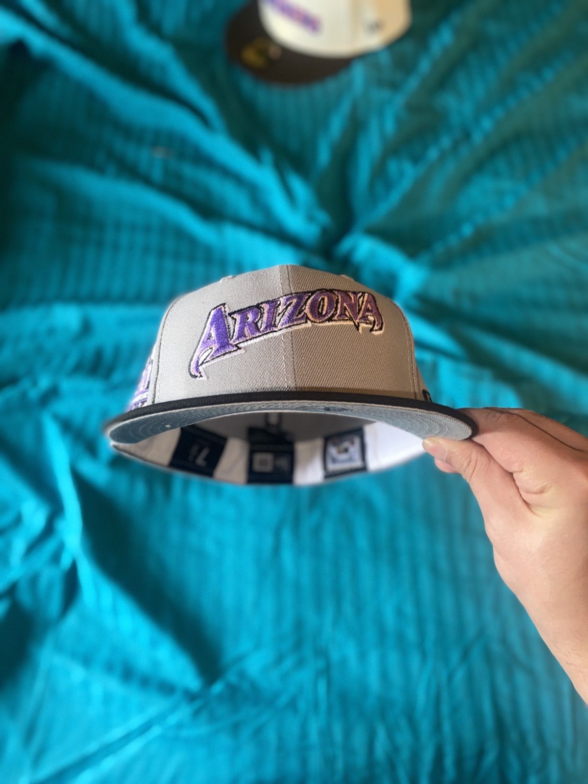 Hat Club × MLB × New Era 7 1/2 Arizona Diamondbacks script fitted hat Fuji Size ONE SIZE - 4 Thumbnail