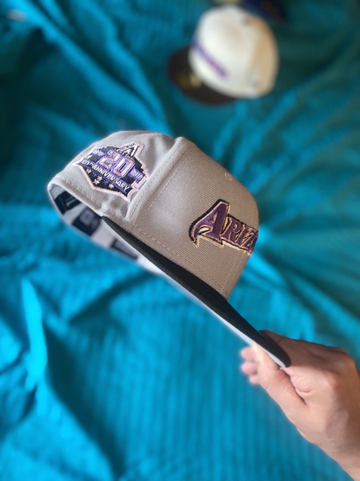 Hat Club × MLB × New Era 7 1/2 Arizona Diamondbacks script fitted hat Fuji Size ONE SIZE - 3 Thumbnail