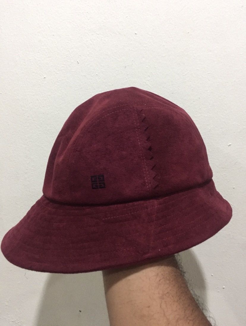image of 90’S Givenchy Bucket Hat in Burgandy, Men's