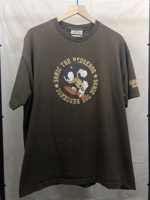 Vintage Faded Brown Sonic The Hedgehog Sega Tee | Grailed