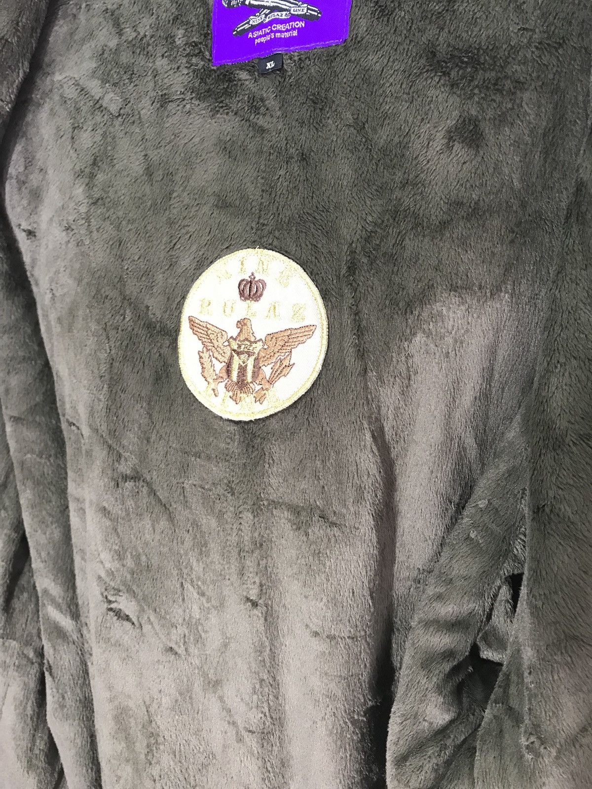 Japanese Brand Nine Rulaz Line NRL Big Logo Wool Jacket Made In Japan Size US XL / EU 56 / 4 - 9 Thumbnail