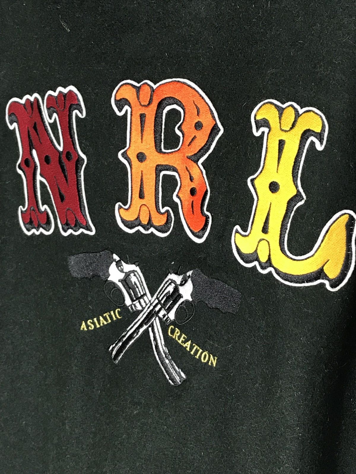 Japanese Brand Nine Rulaz Line NRL Big Logo Wool Jacket Made In Japan Size US XL / EU 56 / 4 - 6 Thumbnail