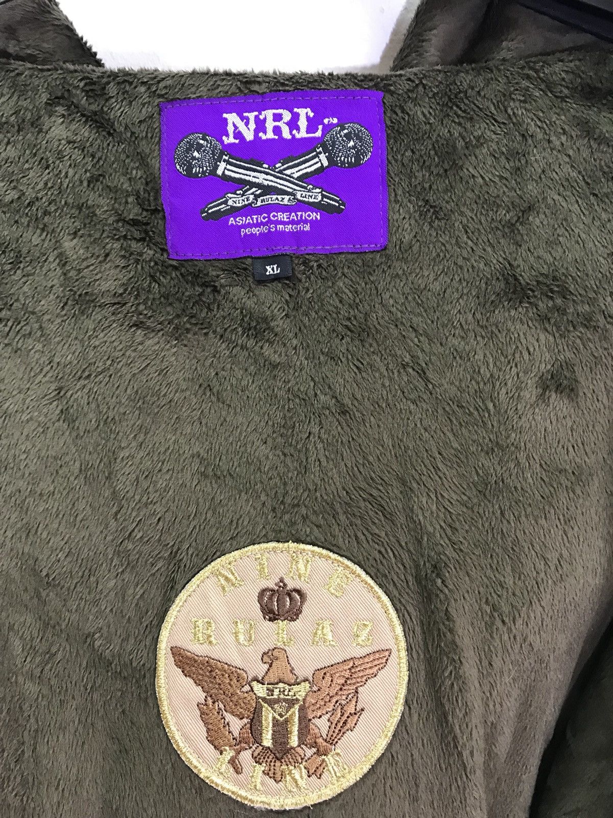Japanese Brand Nine Rulaz Line NRL Big Logo Wool Jacket Made In Japan Size US XL / EU 56 / 4 - 10 Thumbnail