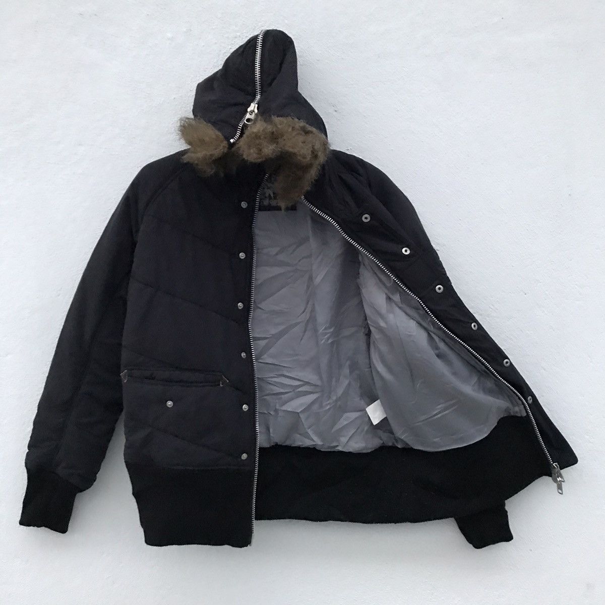 Quicksilver × Vintage Quicksilver puffer hooded bomber jacket Size US M / EU 48-50 / 2 - 7 Thumbnail