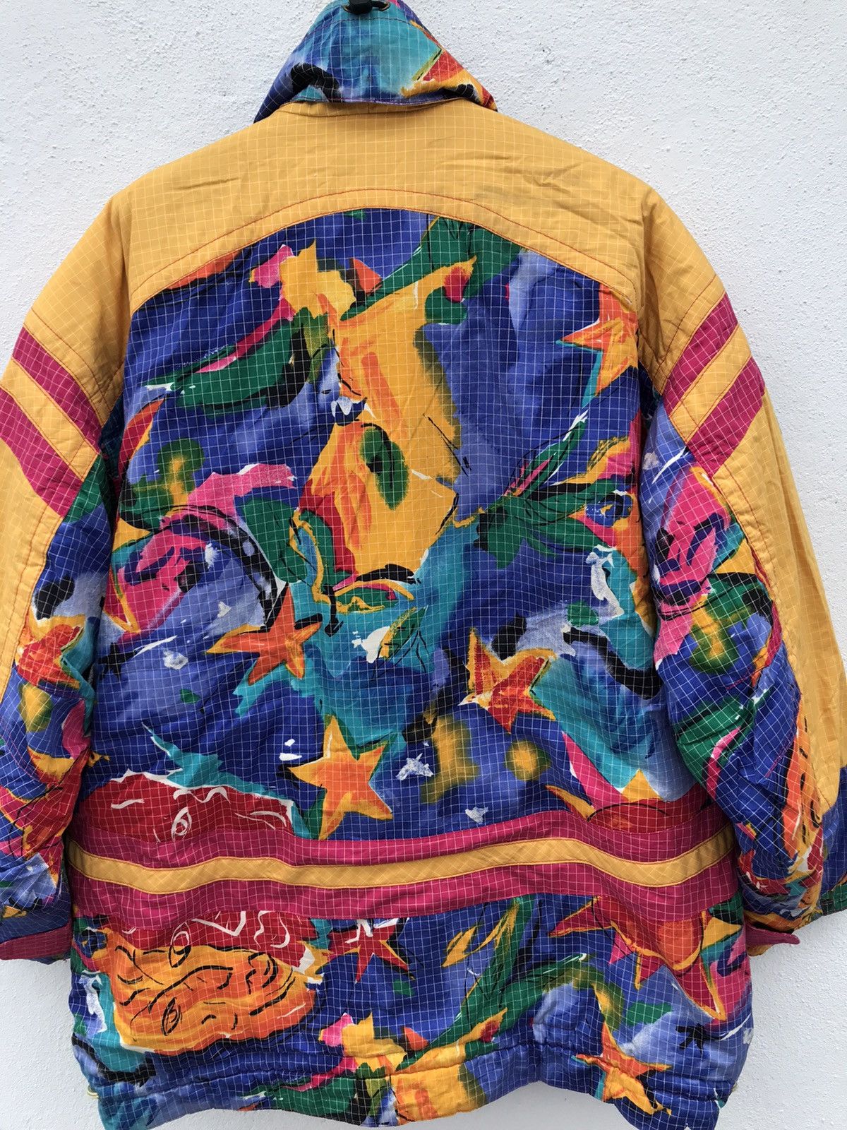 Descente × Vintage Descente Officials Spain Ski Team Pop Art Hooded Ski Jacket Size US M / EU 48-50 / 2 - 7 Thumbnail