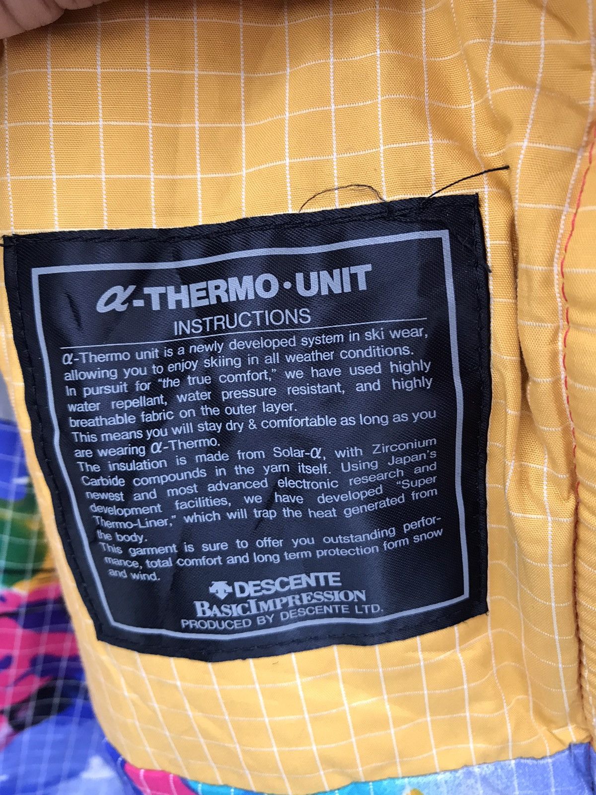 Descente × Vintage Descente Officials Spain Ski Team Pop Art Hooded Ski Jacket Size US M / EU 48-50 / 2 - 12 Thumbnail