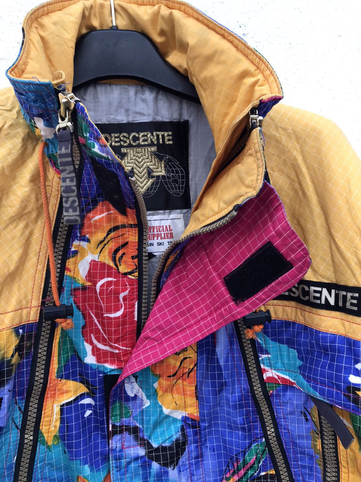 Descente × Vintage Descente Officials Spain Ski Team Pop Art Hooded Ski Jacket Size US M / EU 48-50 / 2 - 6 Thumbnail