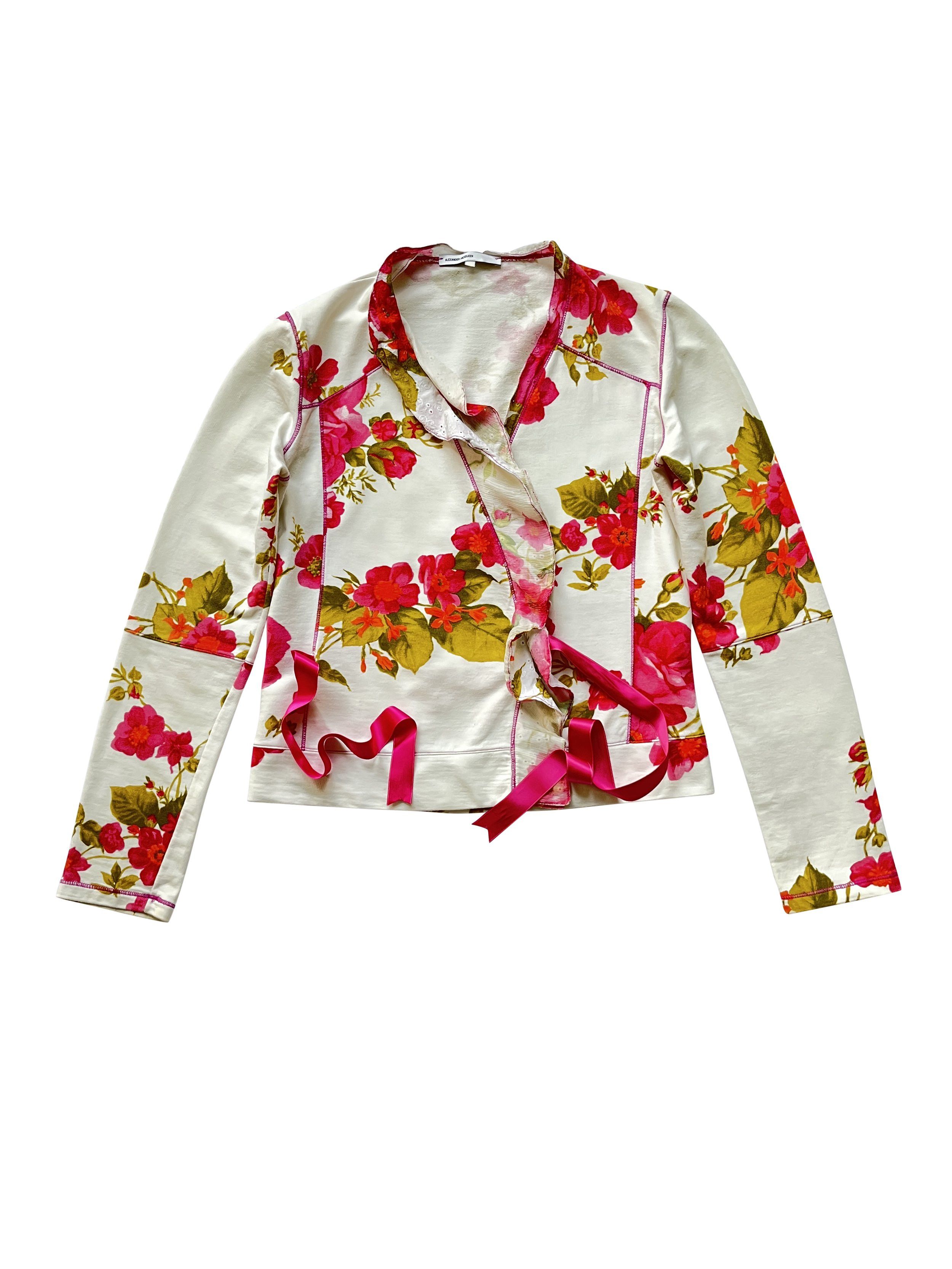 ⚡️QUICK SALE⚡️1993-1996 Alexander McQueen floral top