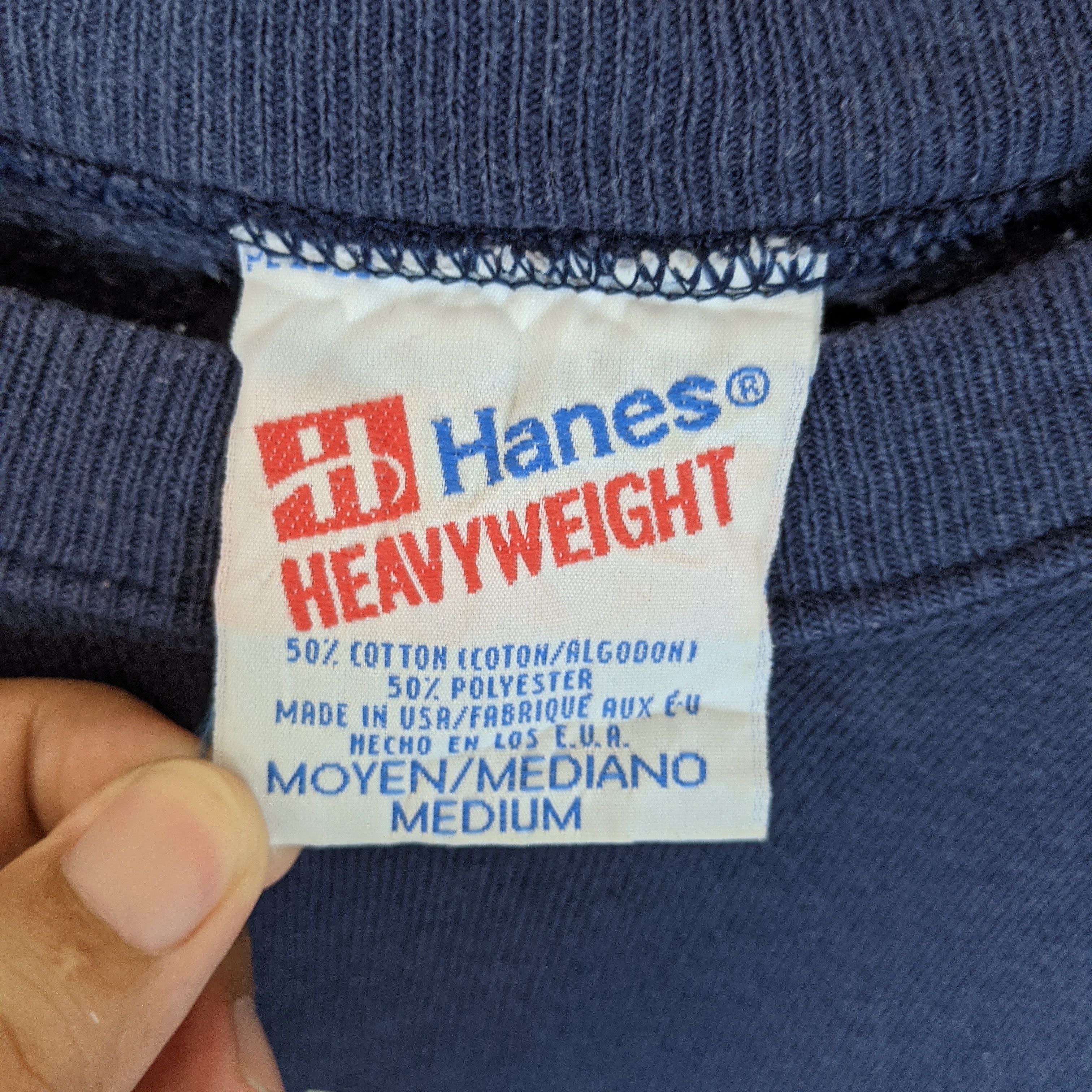 Hanes × NFL × Vintage 90's HANES Stanwood Riders Big Logo Jumper Sweatshirt Size US M / EU 48-50 / 2 - 10 Thumbnail