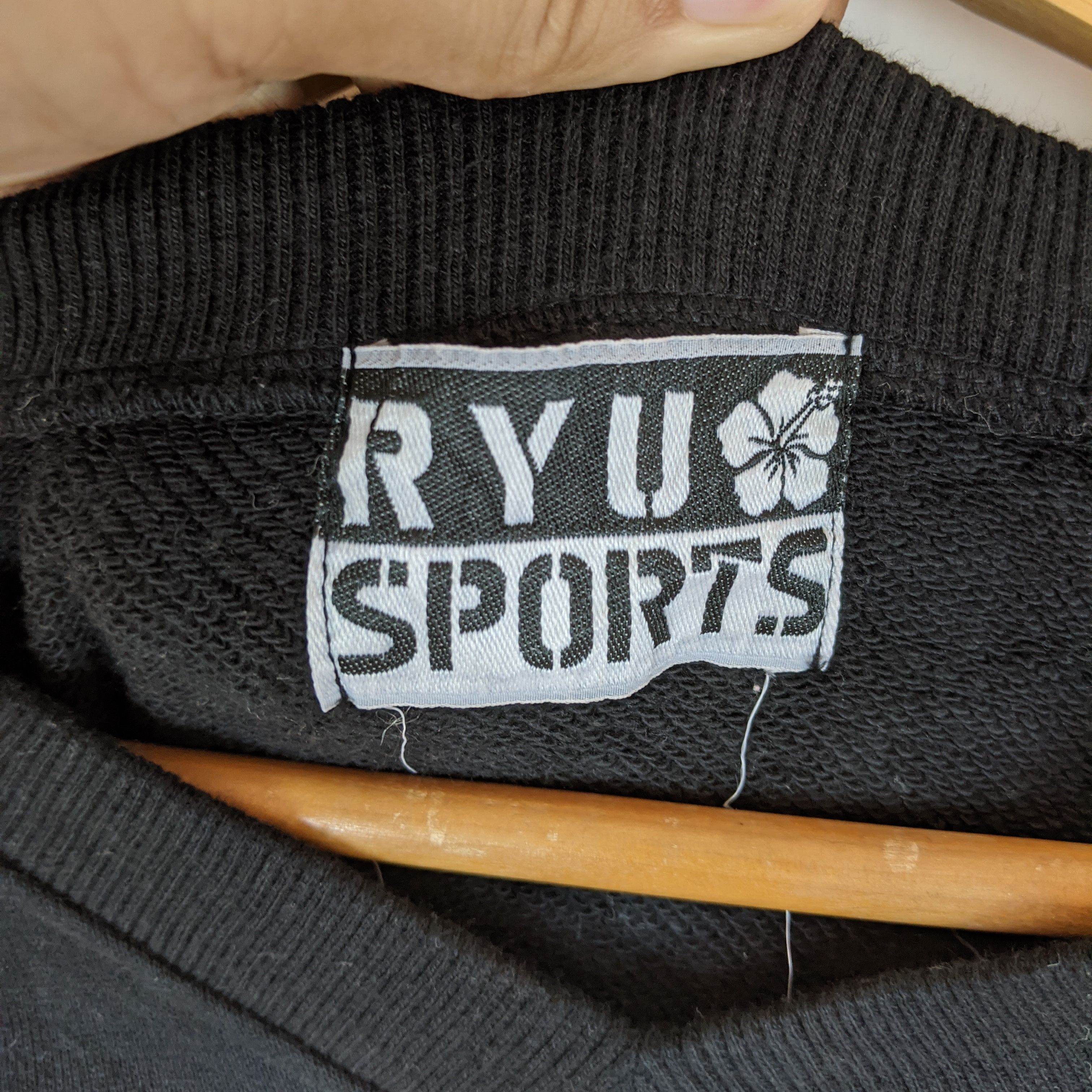 Japanese Brand RYU SPORTS Tie Dye Big Logo Oversize Jumper Sweatshirt Size US M / EU 48-50 / 2 - 14 Thumbnail