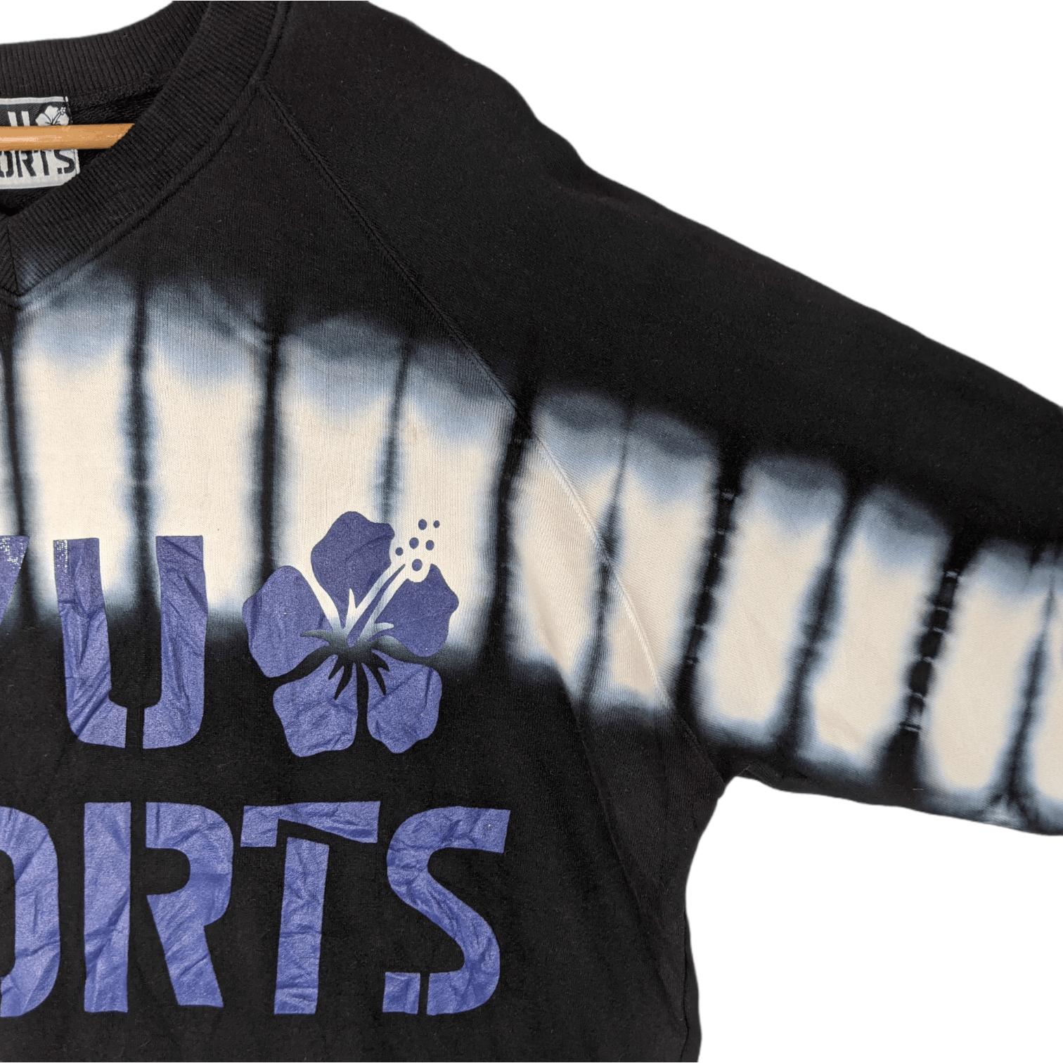 Japanese Brand RYU SPORTS Tie Dye Big Logo Oversize Jumper Sweatshirt Size US M / EU 48-50 / 2 - 6 Thumbnail